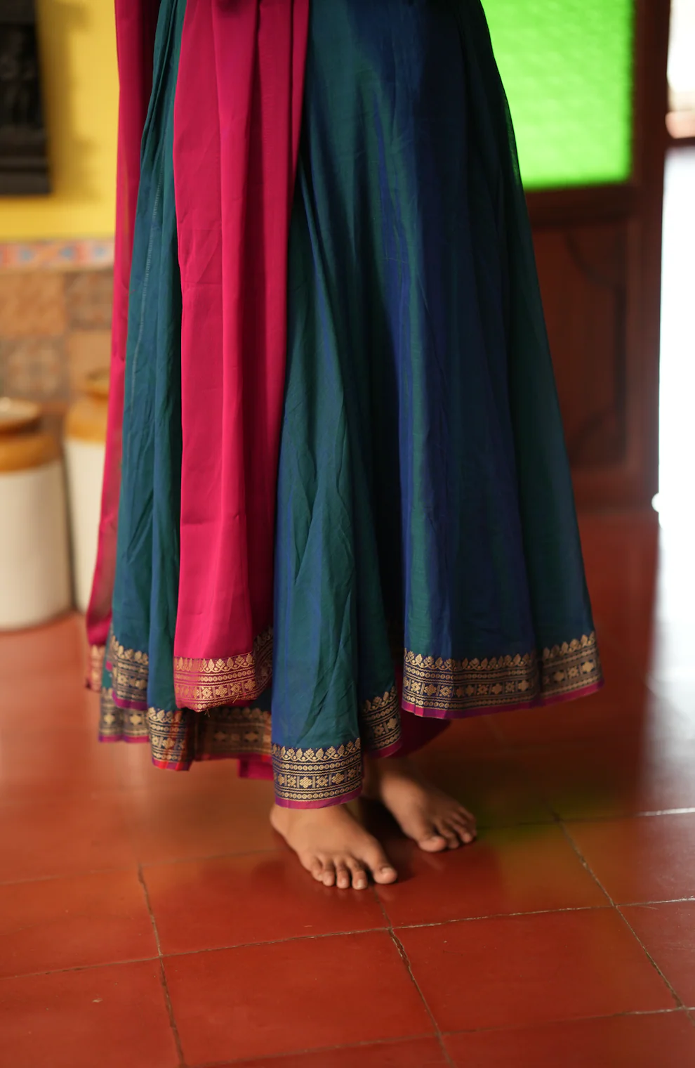 AKILA-(Blue with pink) - Image 5