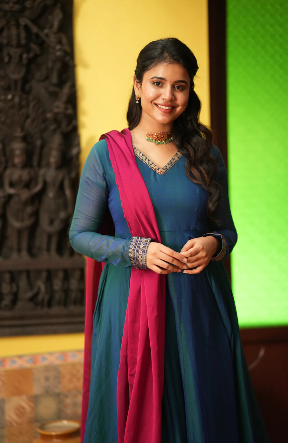 AKILA-(Blue with pink) - Image 8