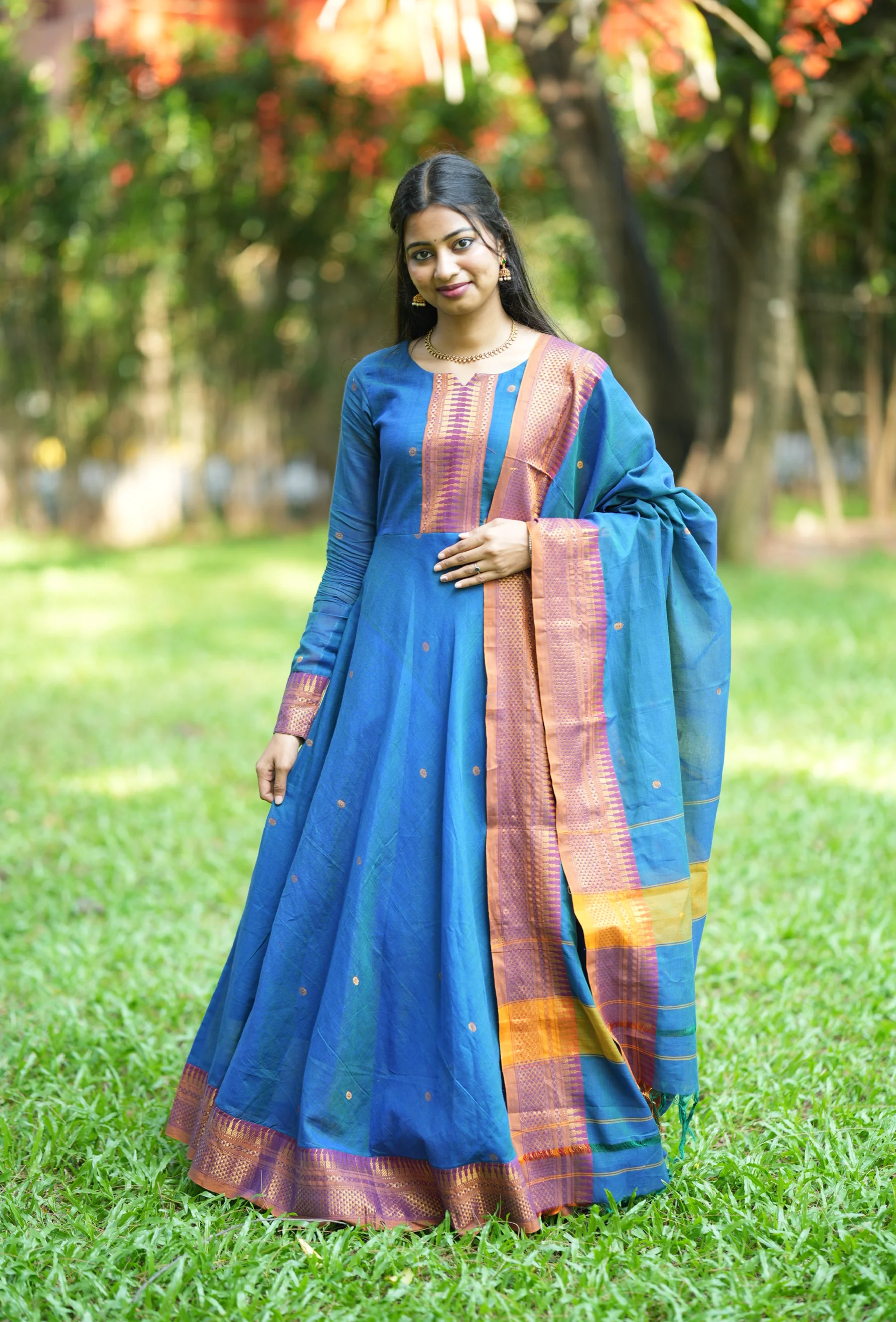 Arti-karam border(BLUE) - Image 2