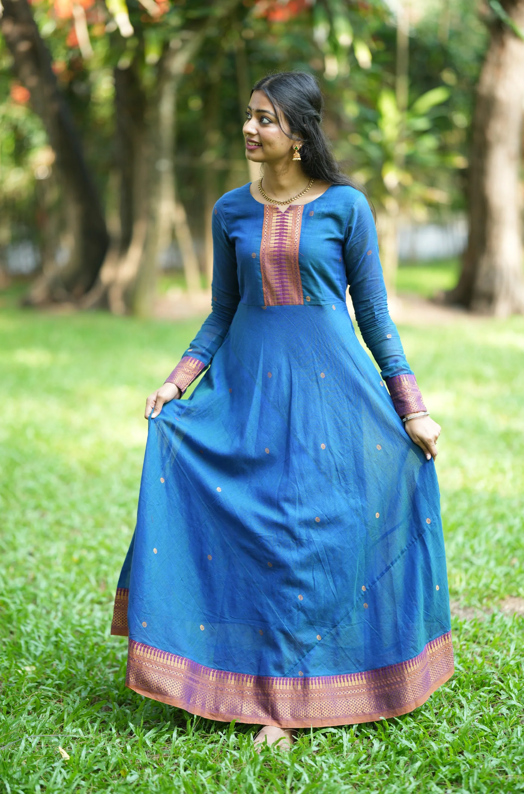 Arti-karam border(BLUE) - Image 4