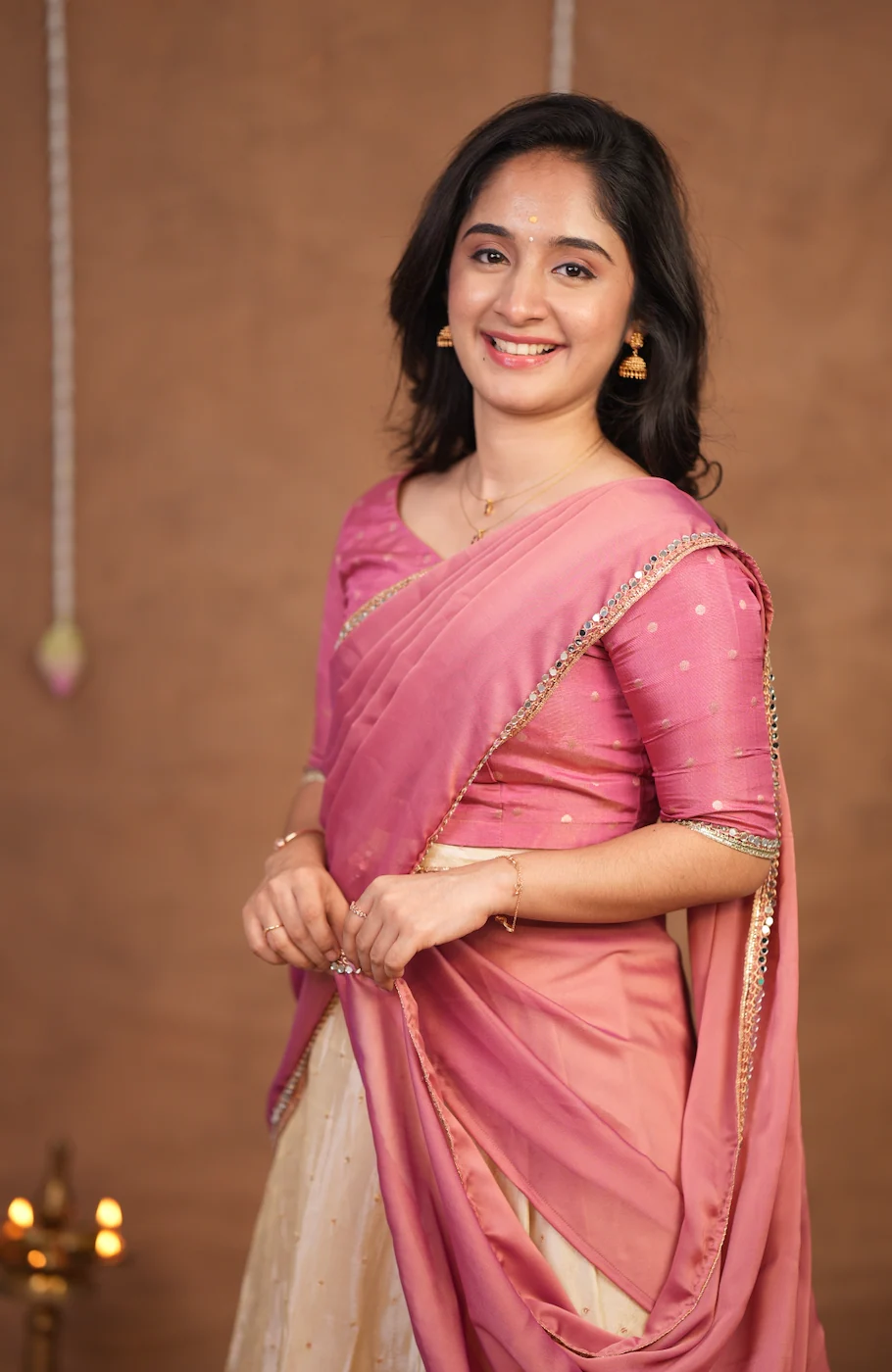 Athulya-(pink-Dhavani set)VC DIWALI'25 - Image 5