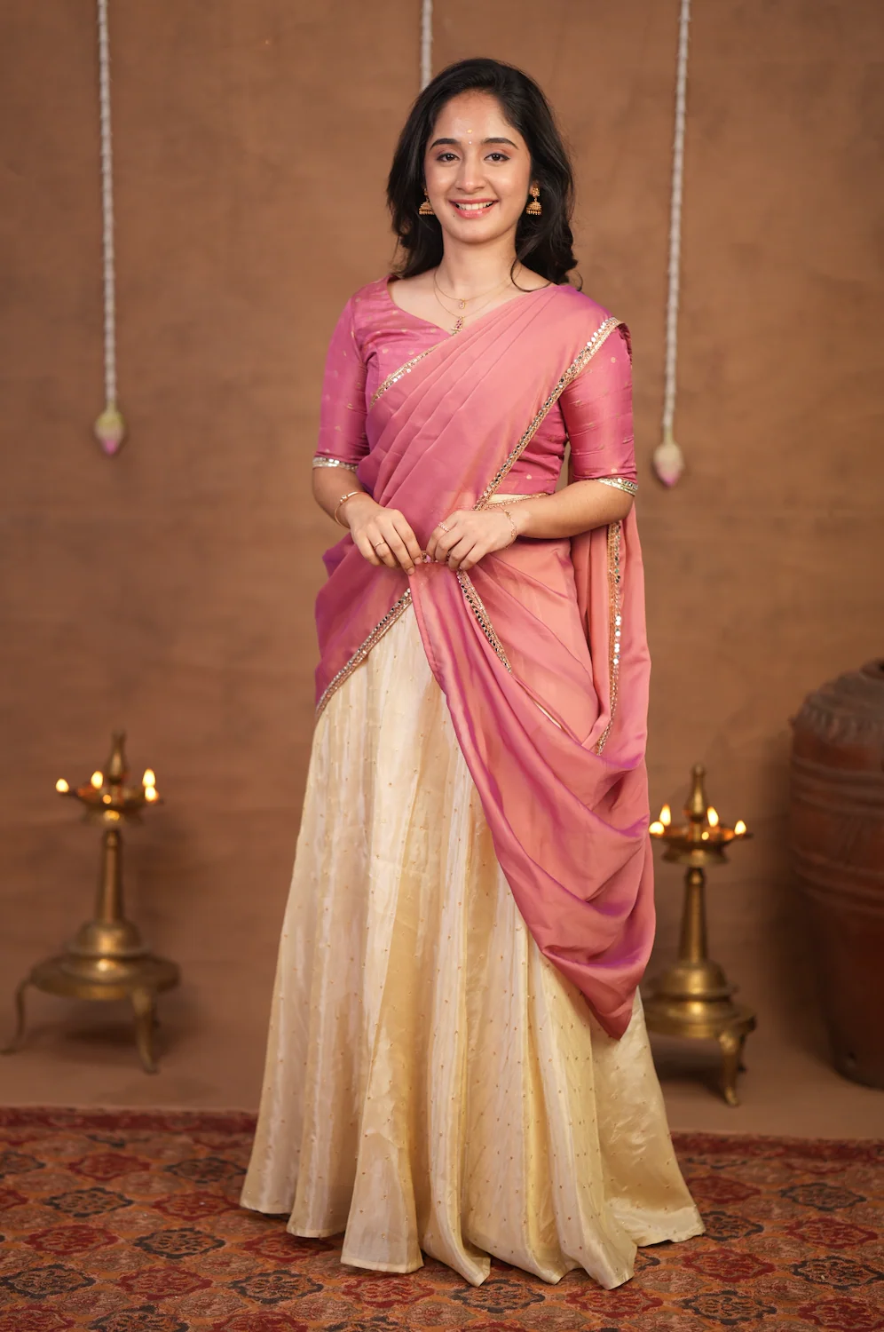 Athulya-(pink-Dhavani set)VC DIWALI'25 - Image 7