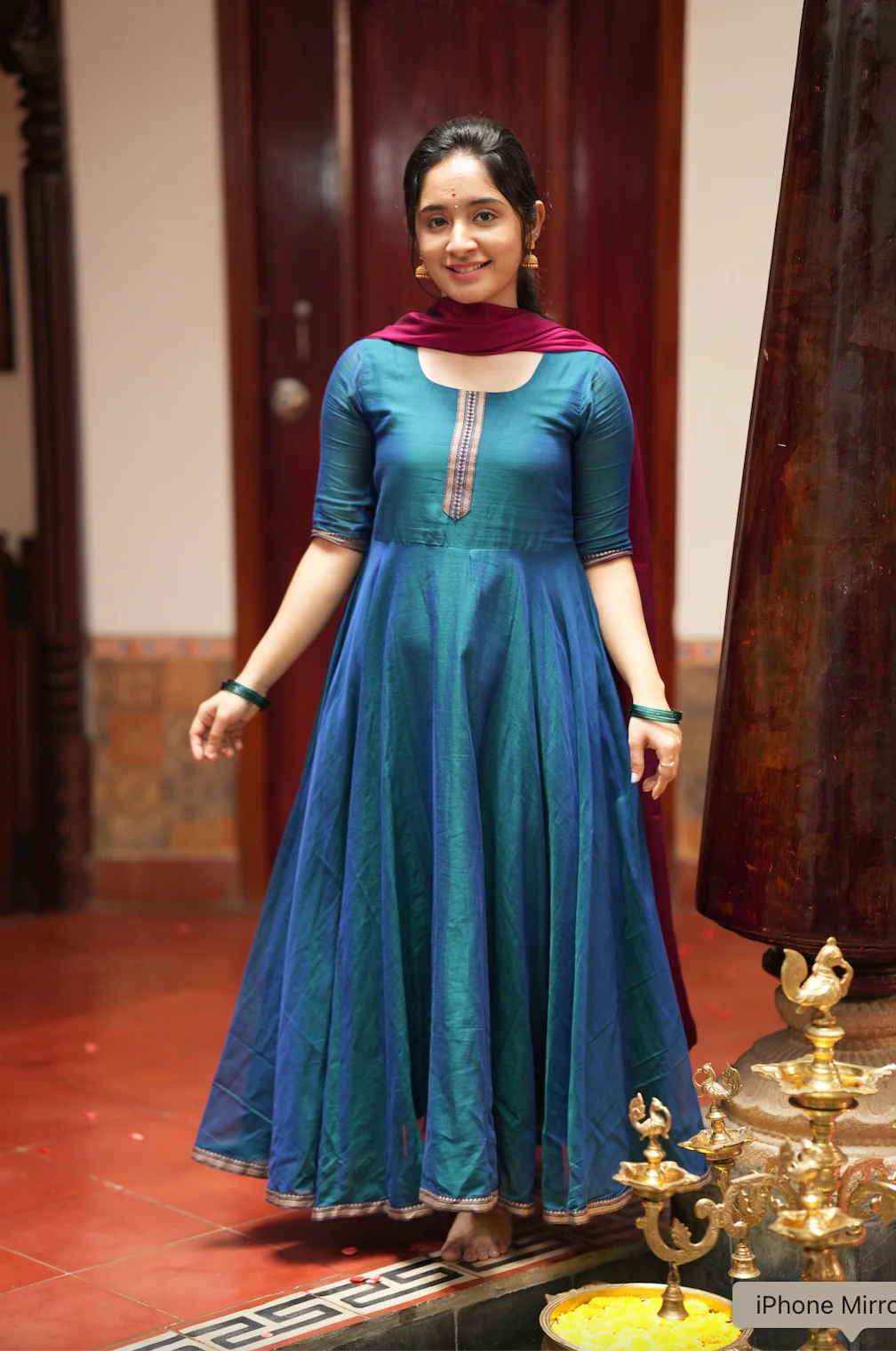 BHAMA-(BLUE WITH PINK)-VC DIWALI 25 - Image 2