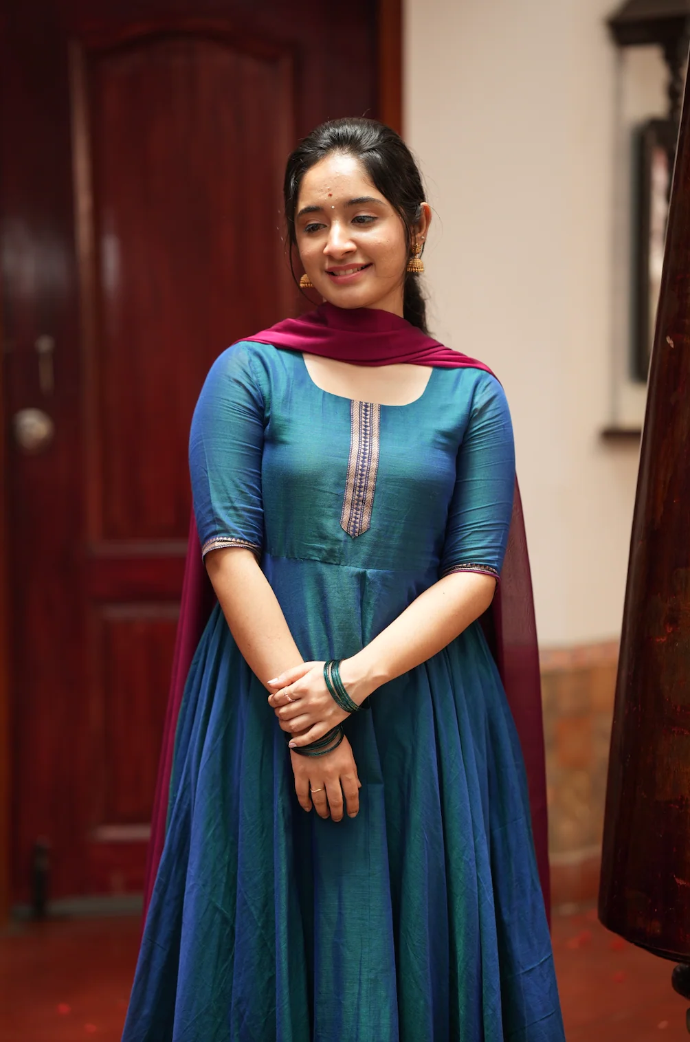BHAMA-(BLUE WITH PINK)-VC DIWALI 25 - Image 3