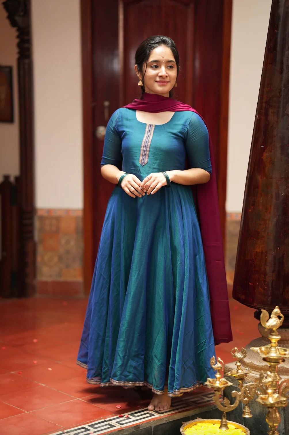 BHAMA-(BLUE WITH PINK)-VC DIWALI 25 - Image 5