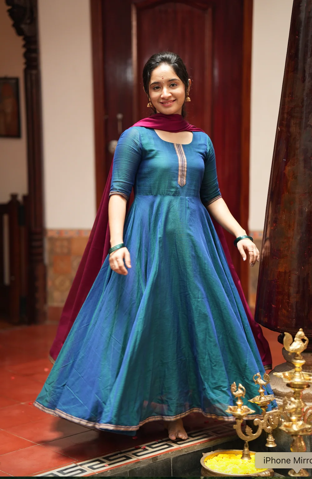 BHAMA-(BLUE WITH PINK)-VC DIWALI 25 - Image 8