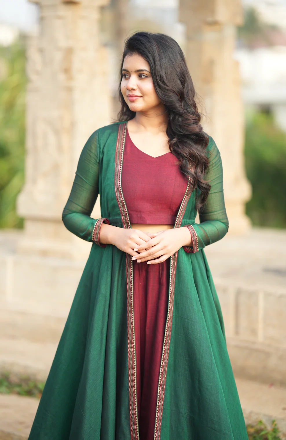 BHAMA-Handloom shrug set - Image 2