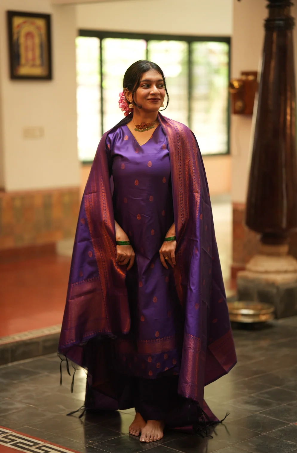 VEENA-Silk monotone set - Image 12