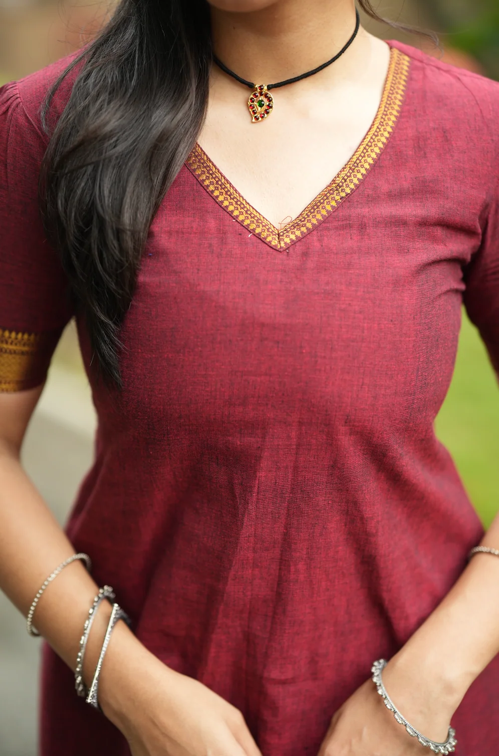Maaya-Maroon(KAAKHA-KAAKHA series) - Image 5