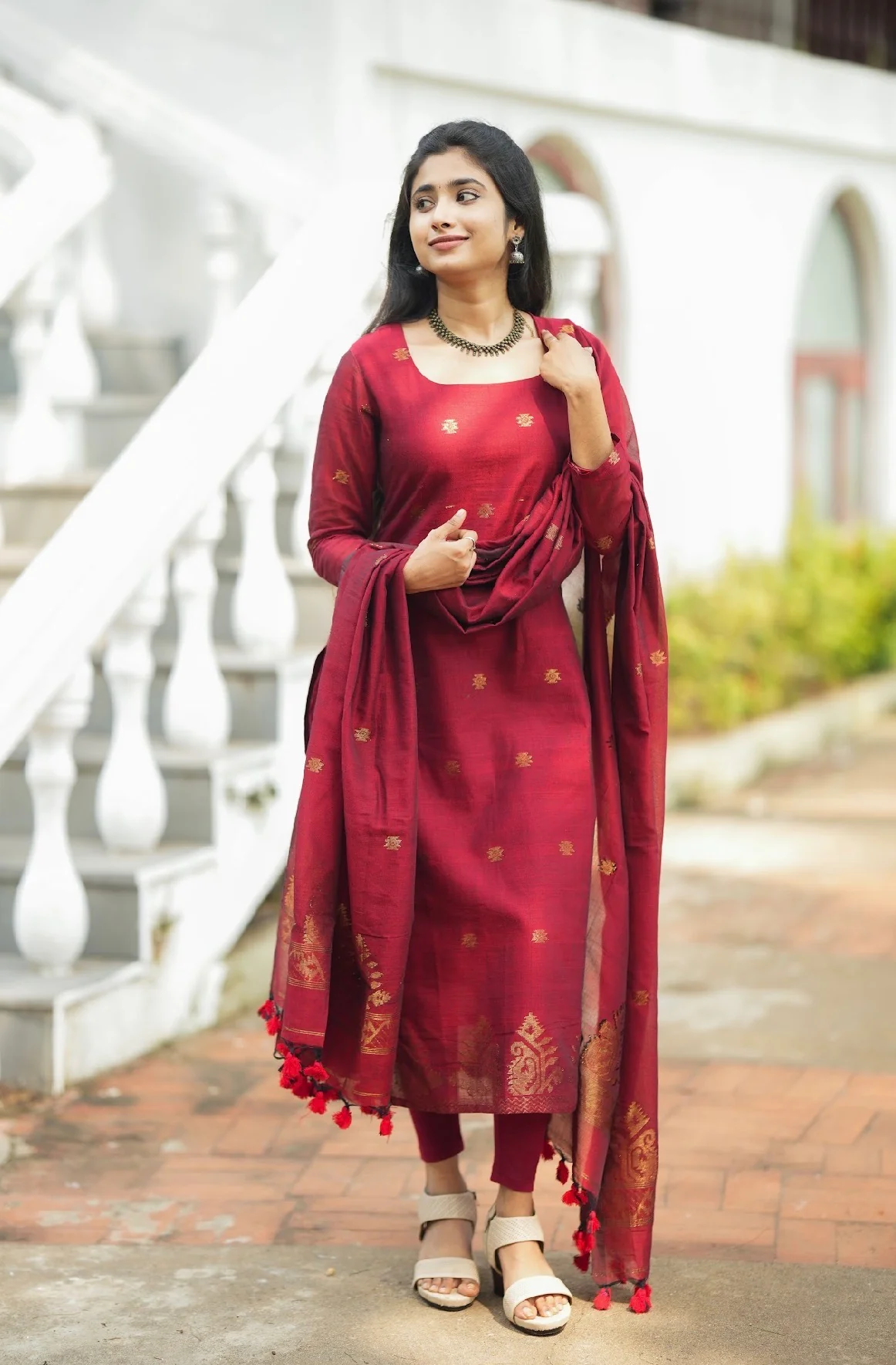 Mandakini-maroon - Image 5