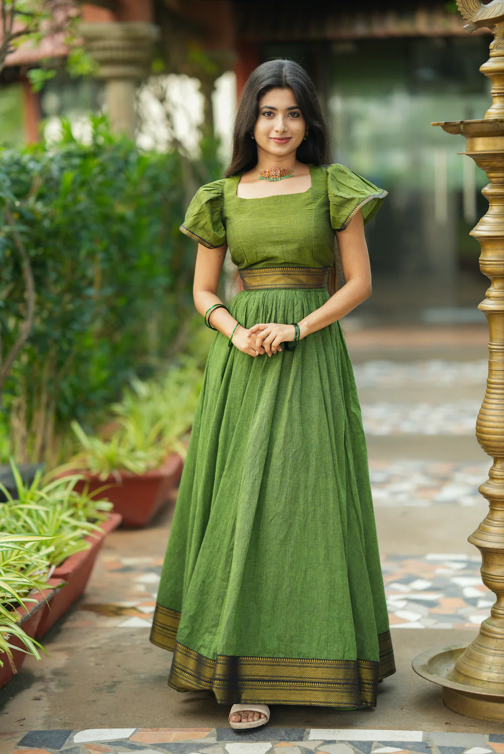 Subathra-Skirt and crop top