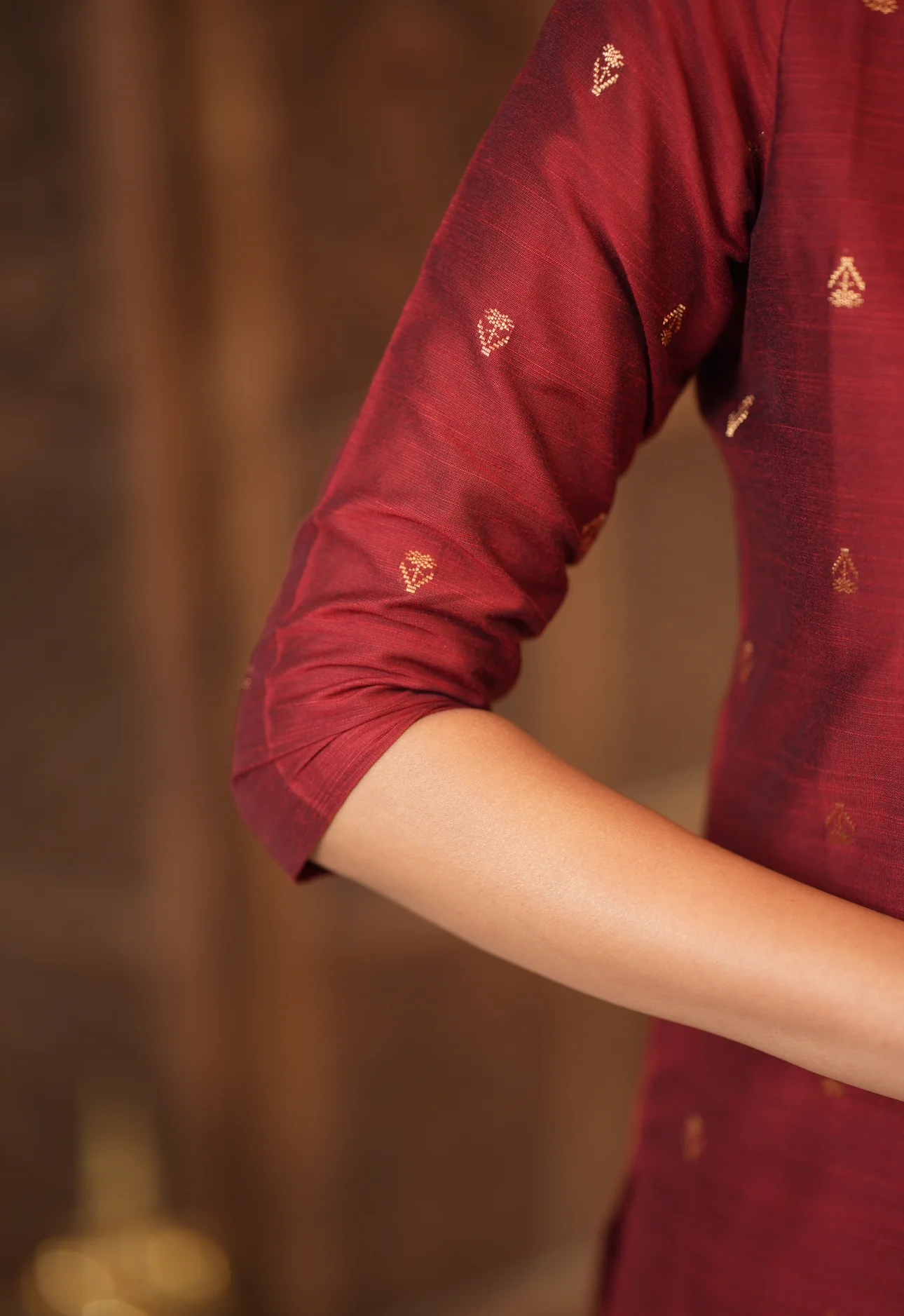 Meenakshi-Maroon - Image 3