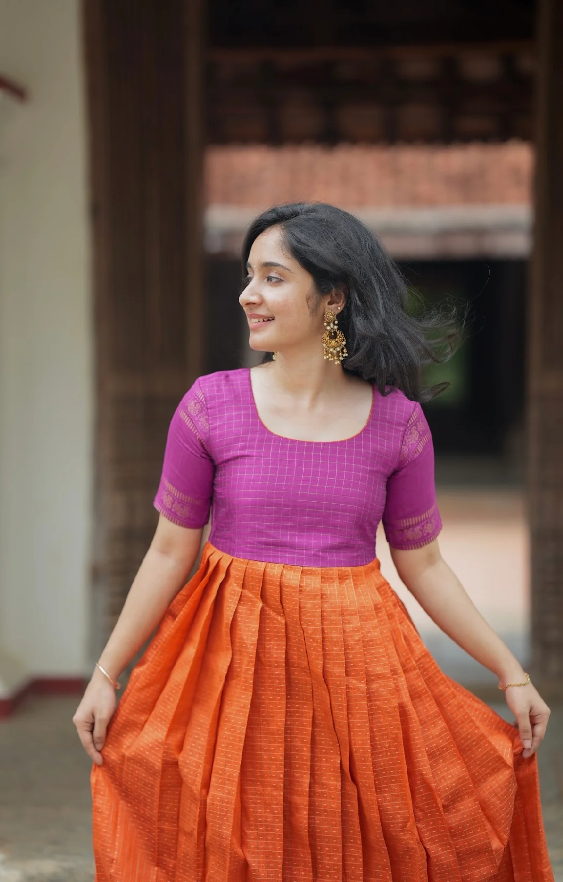 Meera-Full flared frock - Image 3