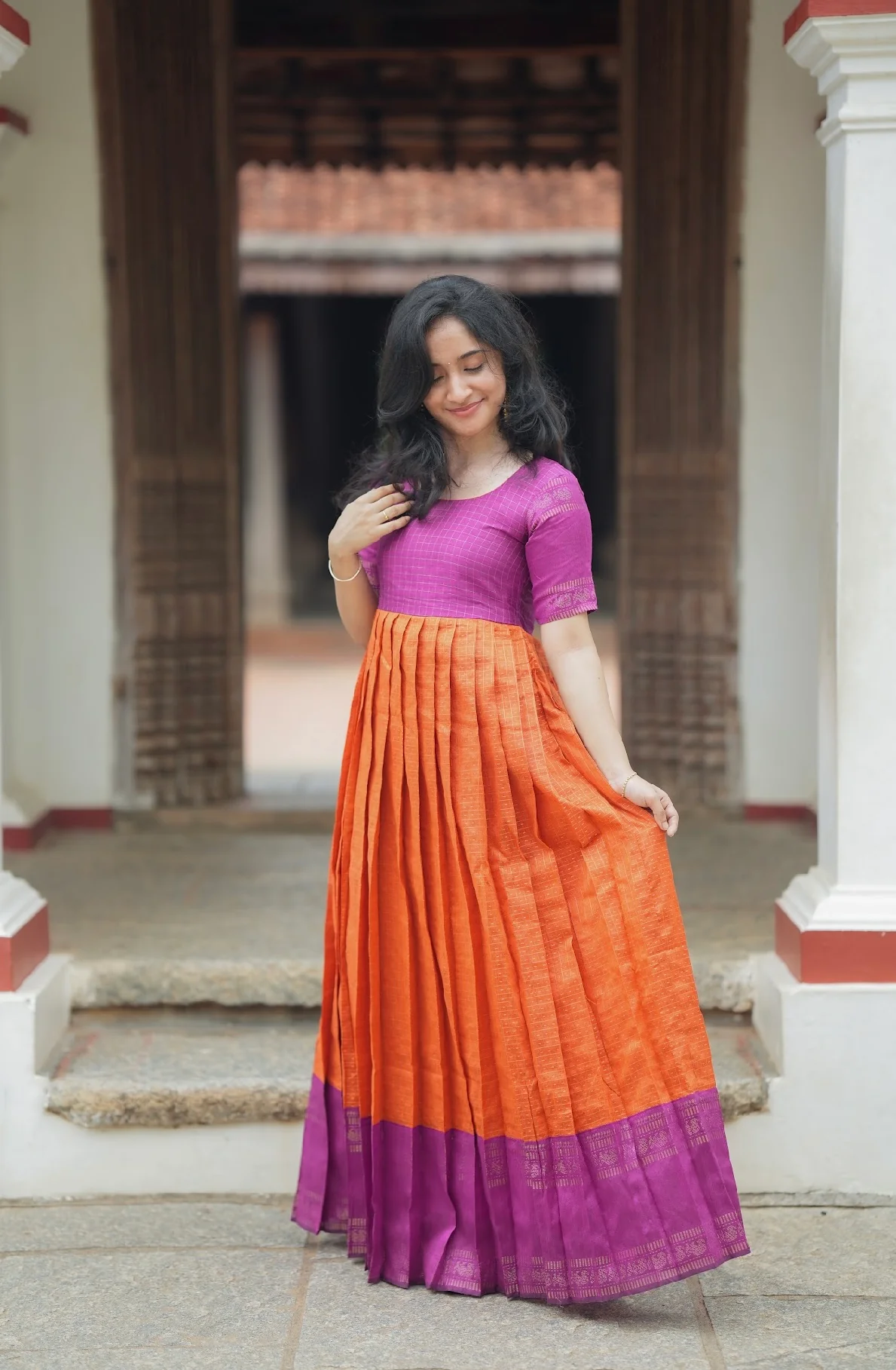 Meera-Full flared frock - Image 5