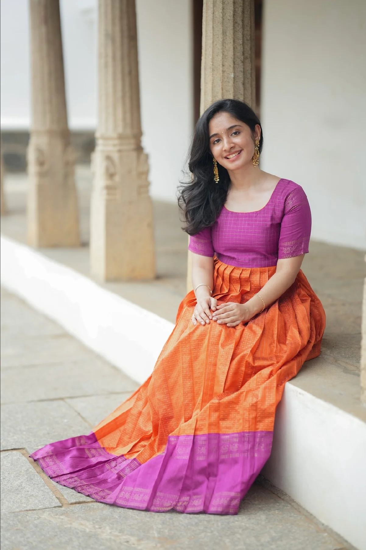 Meera-Full flared frock - Image 6