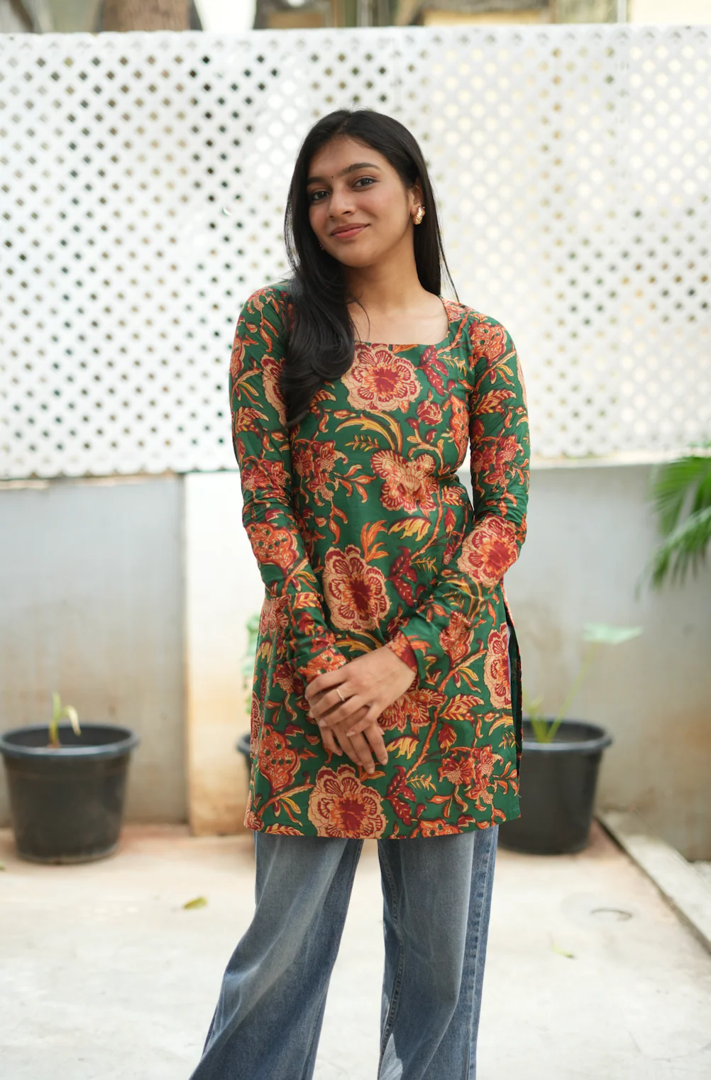 Megha-short Kurti IV(Green) - Image 5