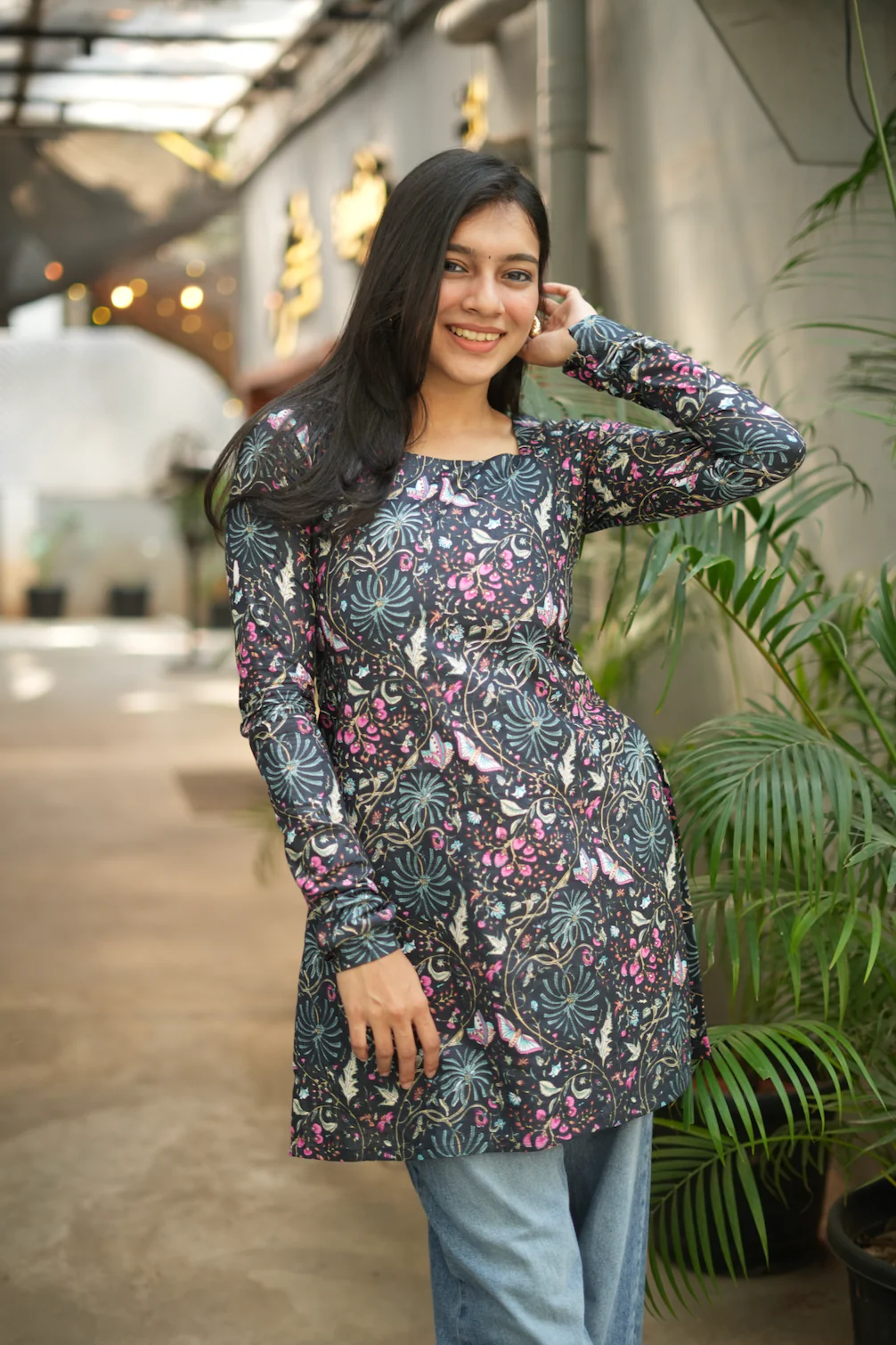 Megha-short Kurti I(black) - Image 8