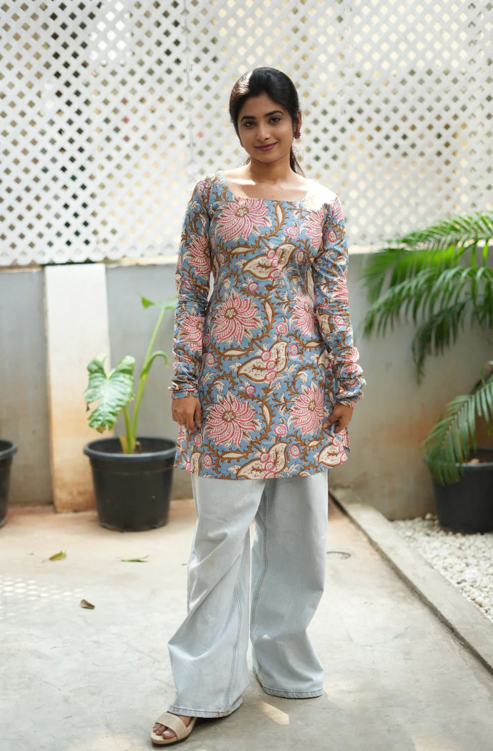 Megha-short Kurti III(Kalamkari) - Image 2