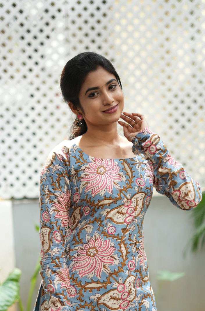 Megha-short Kurti III(Kalamkari) - Image 3