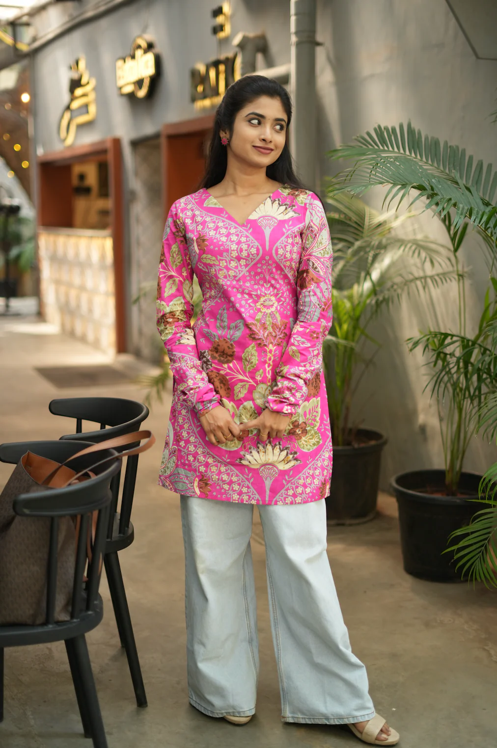 Megha-short Kurti II(pink) - Image 4