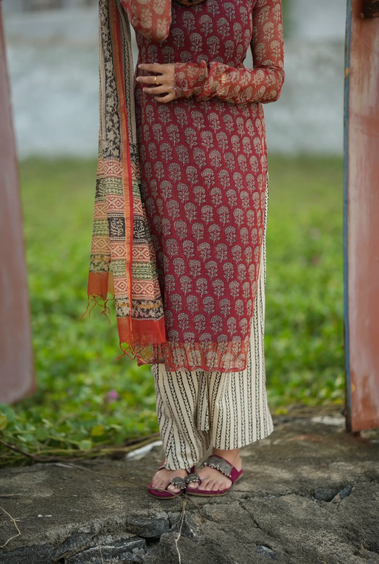 Prarthana-Kota maroon - Image 3