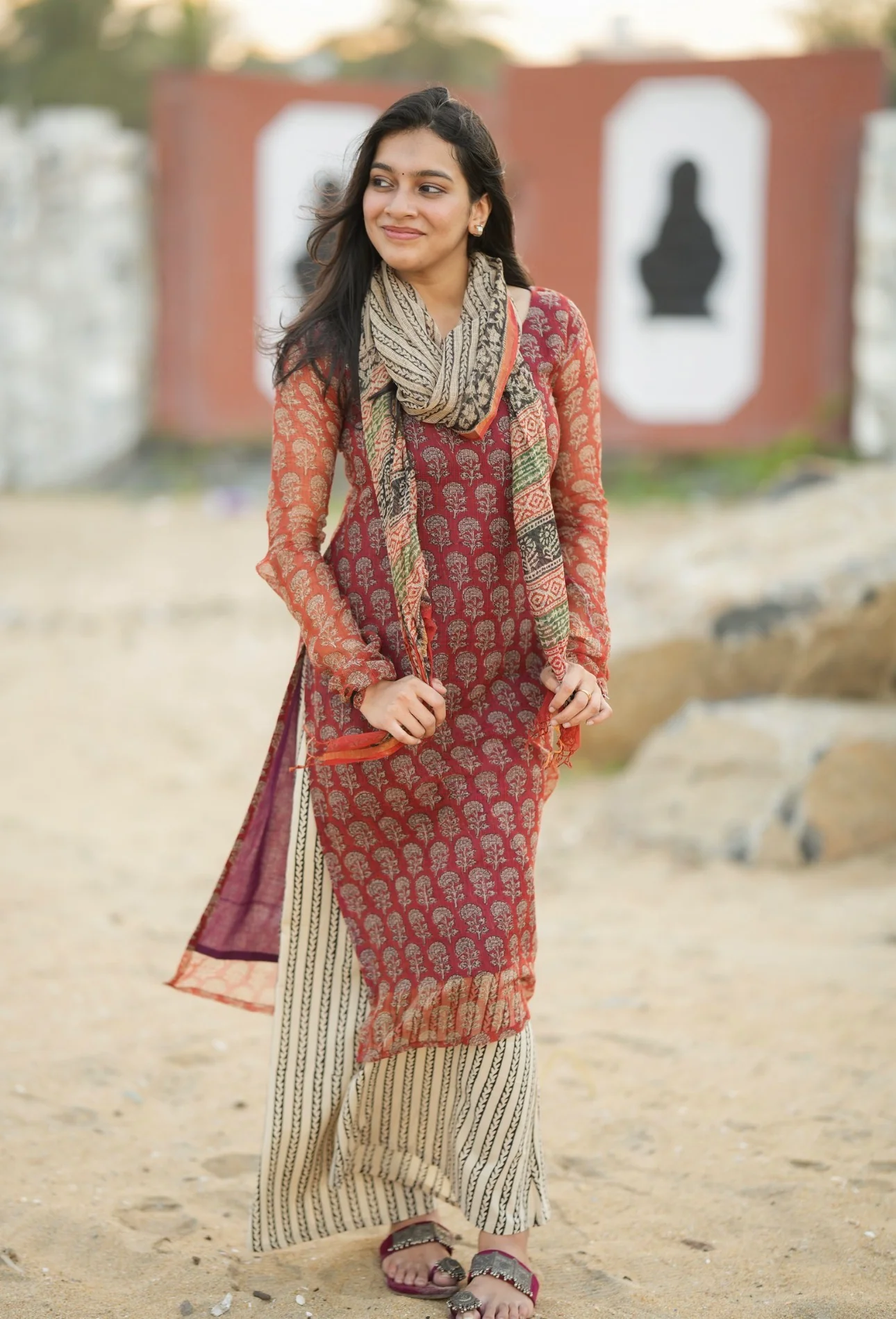 Prarthana-Kota maroon - Image 4