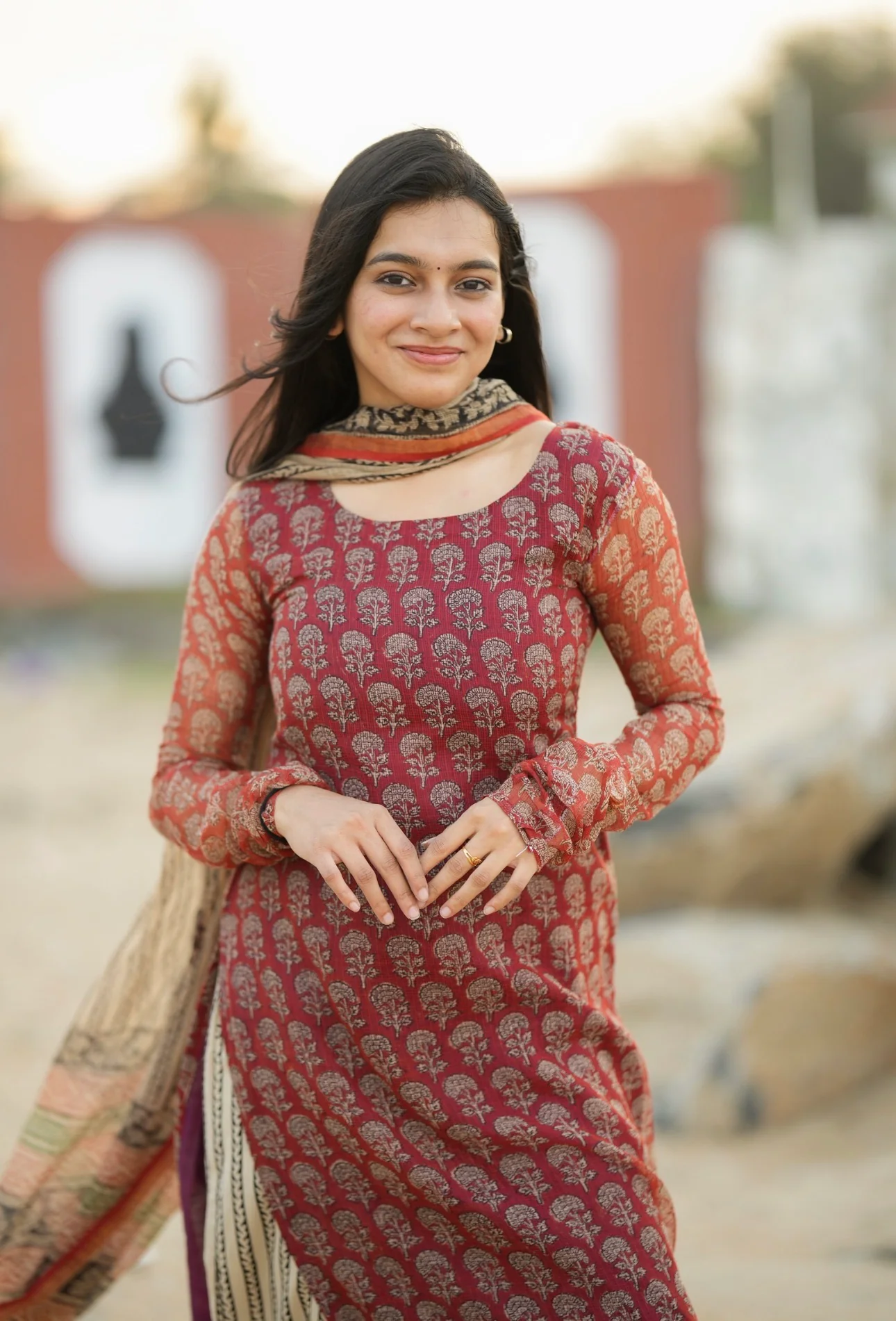 Prarthana-Kota maroon - Image 5