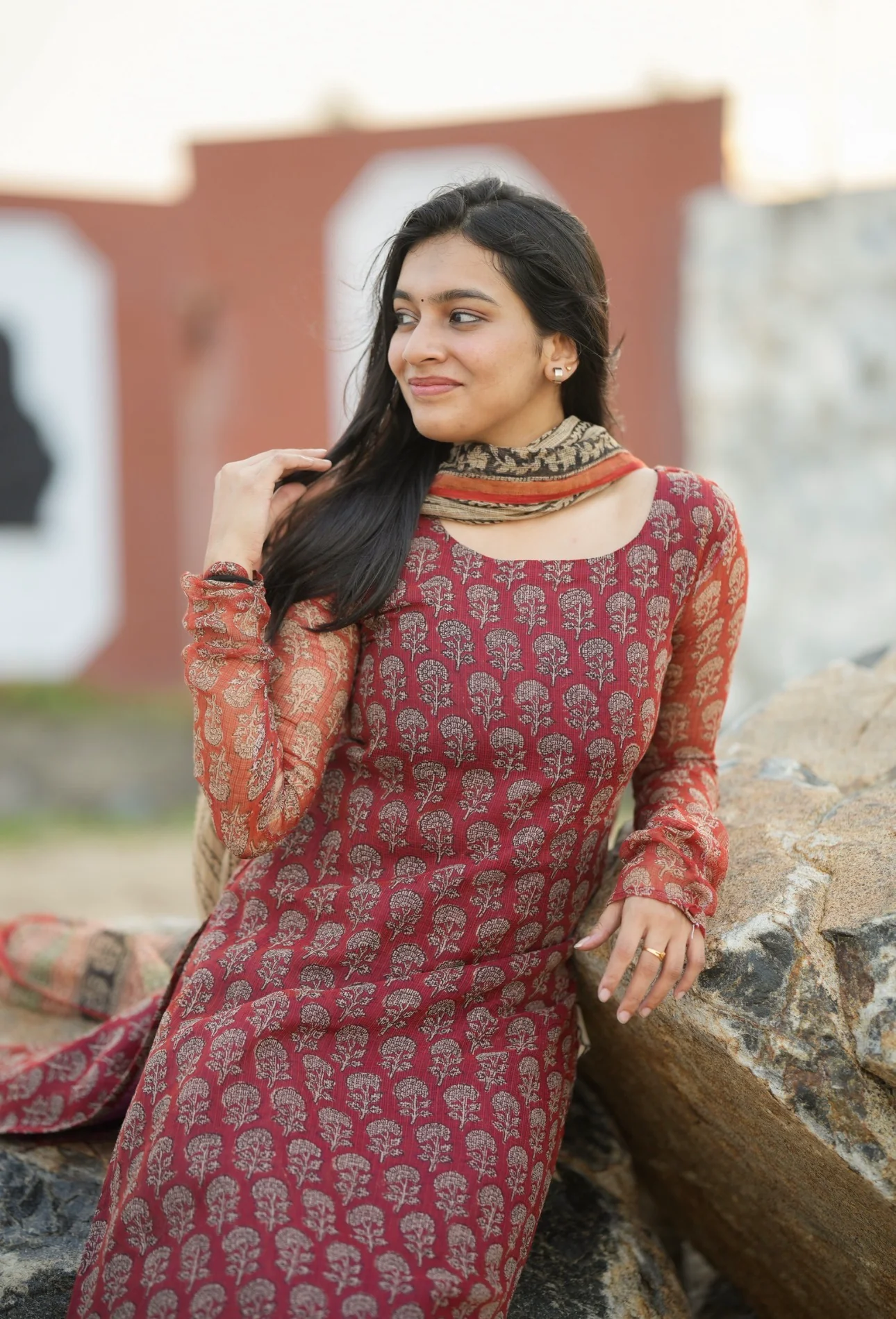 Prarthana-Kota maroon - Image 6