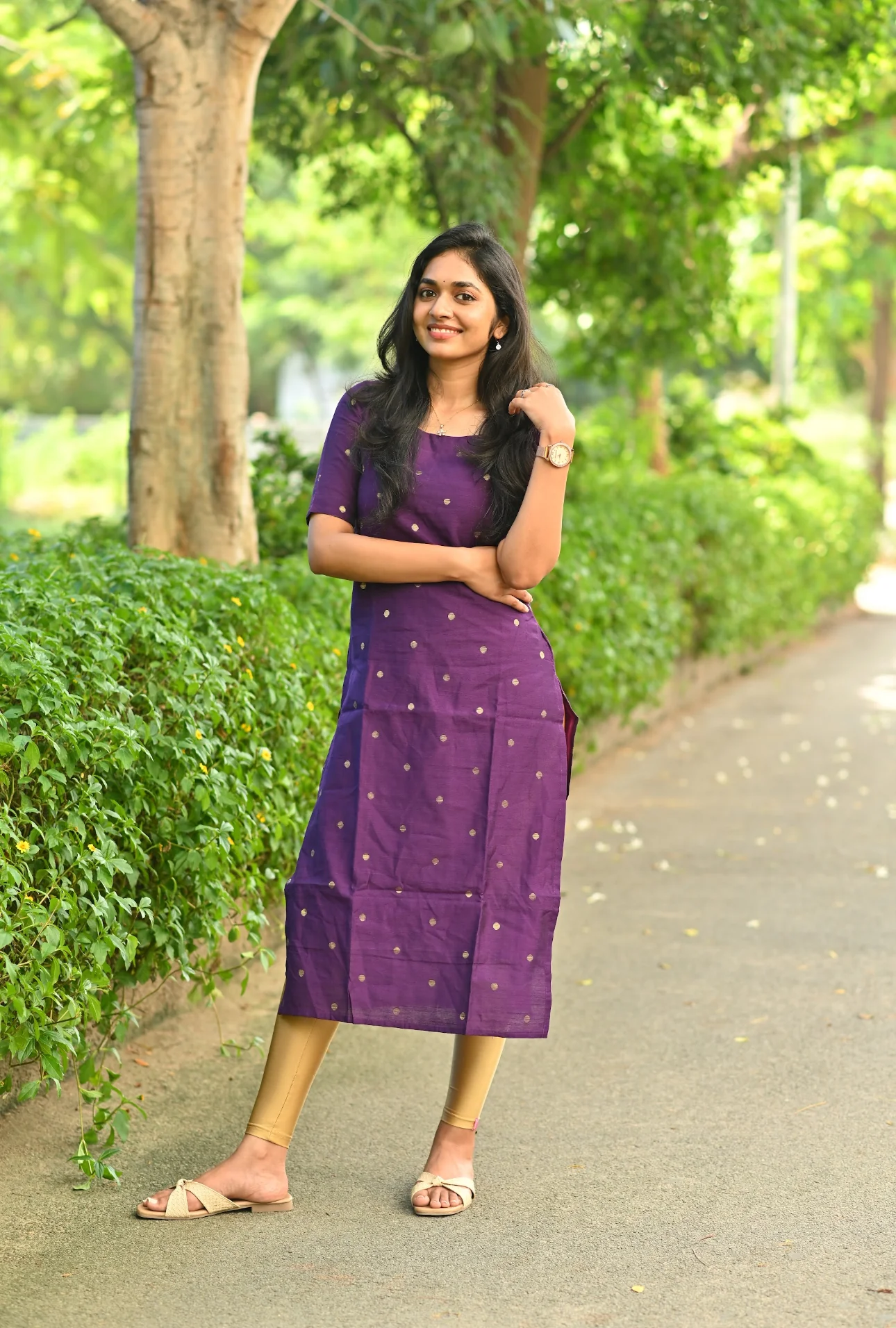 Preethi-Violet kurti - Image 4