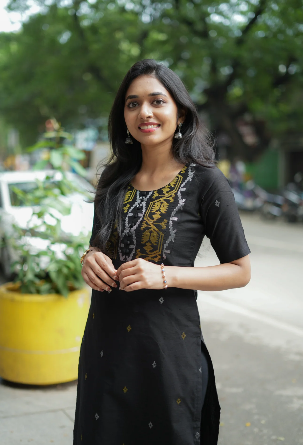 Preethi-Jamdani(Black) - Image 3