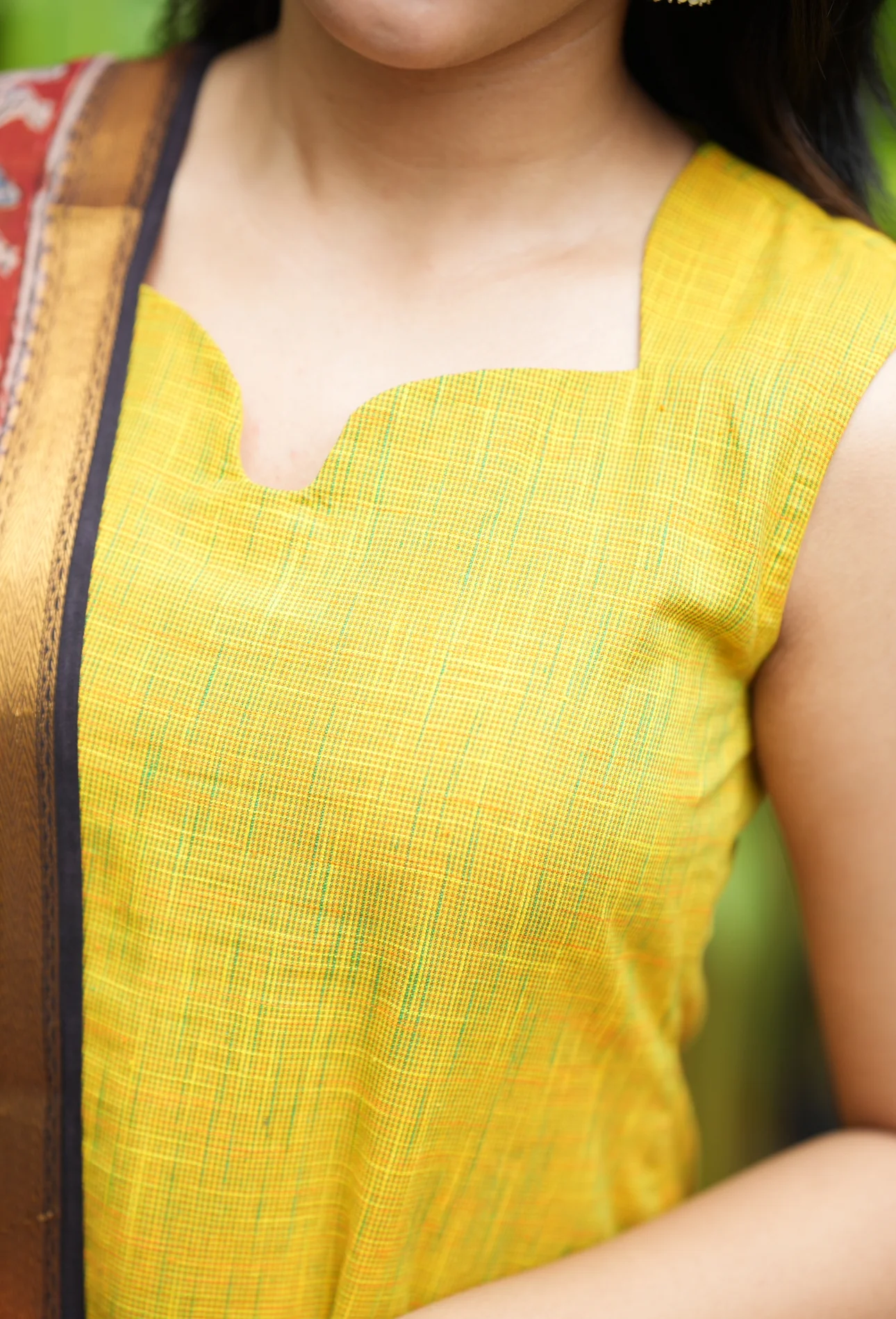 Revathy-III (yellow+green) - Image 3