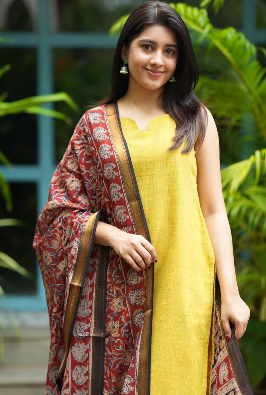 Revathy-III (yellow+green) - Image 4
