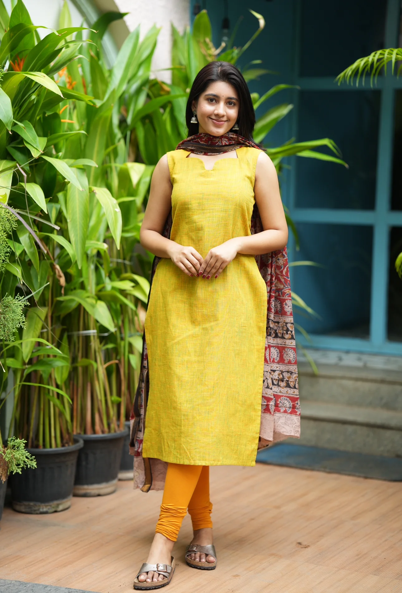 Revathy-III (yellow+green) - Image 5