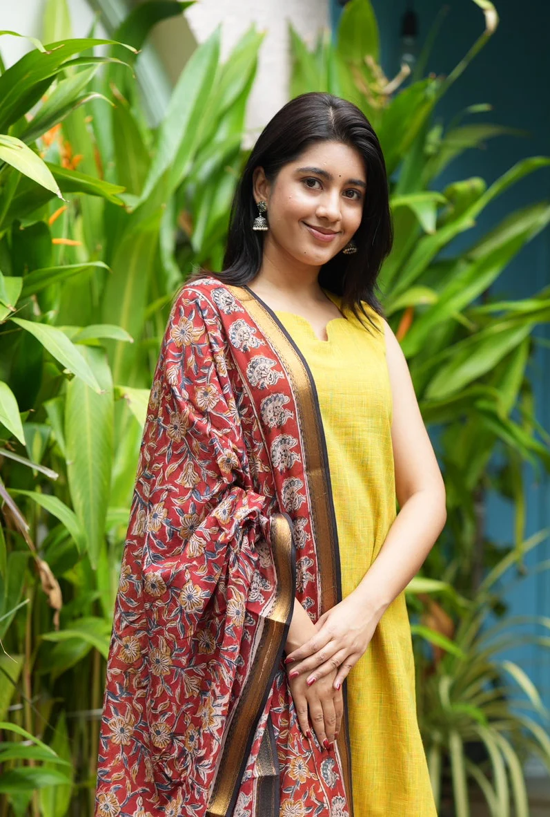 Revathy-III (yellow+green) - Image 6