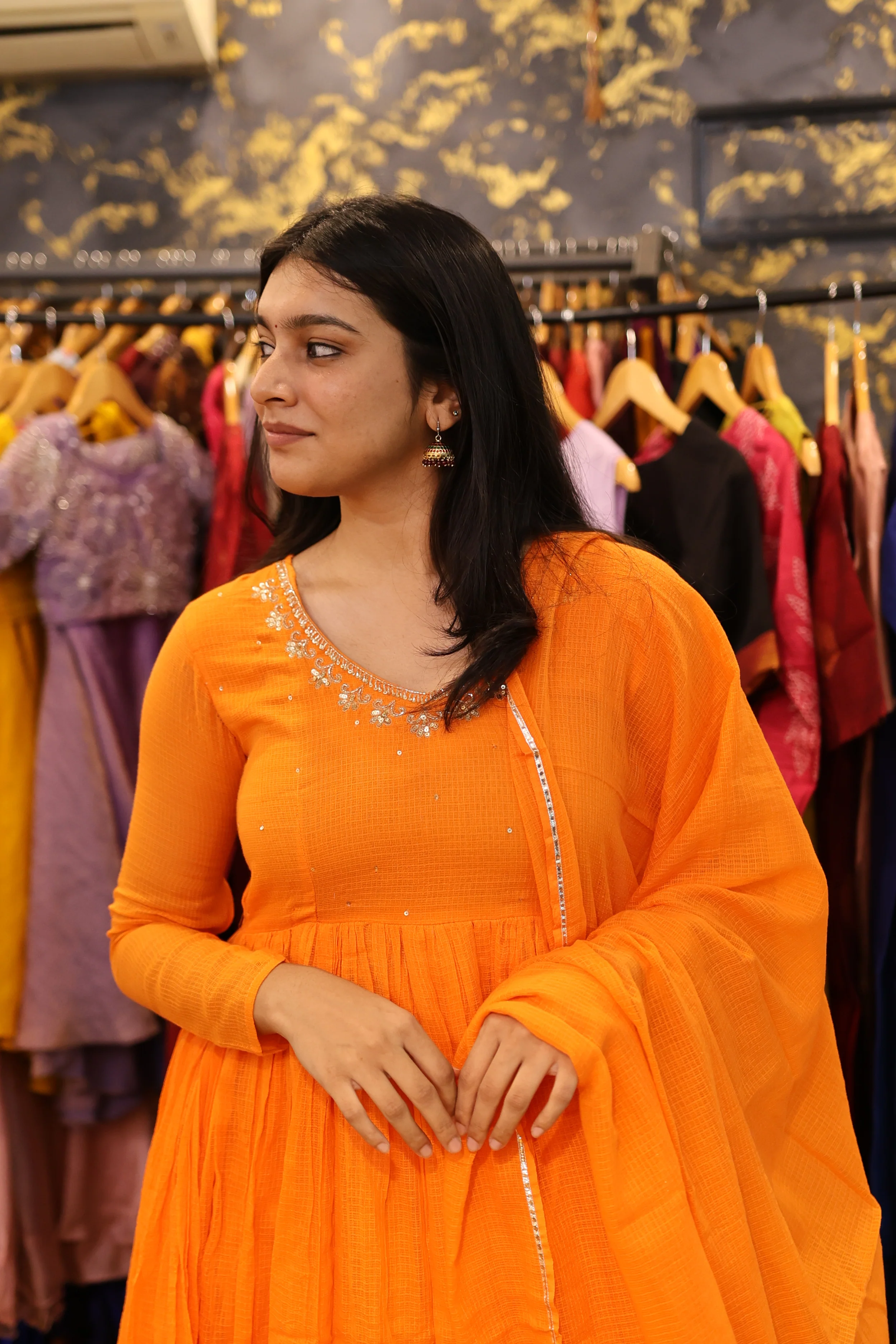 Saanvi-Orange - Image 2