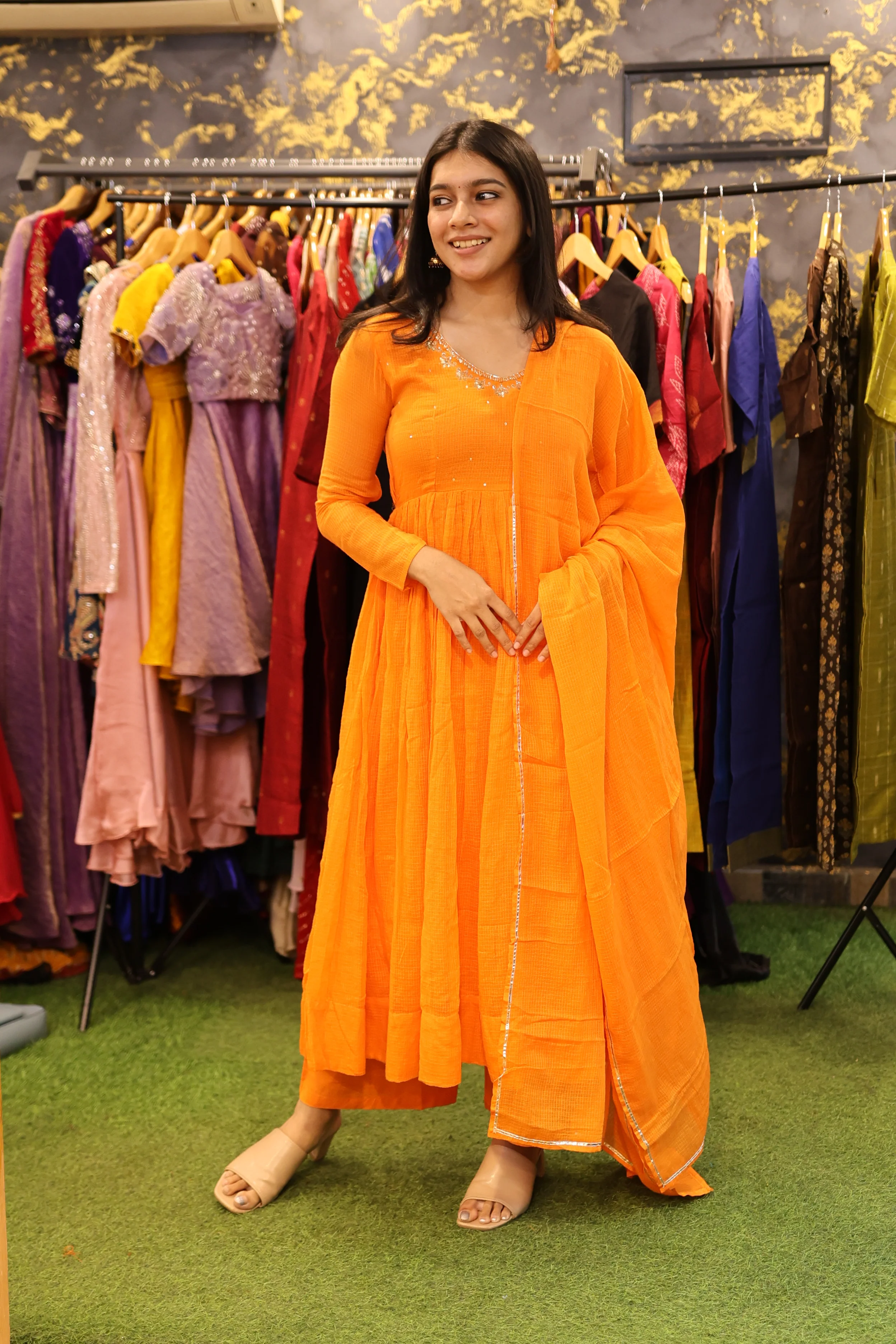 Saanvi-Orange - Image 3