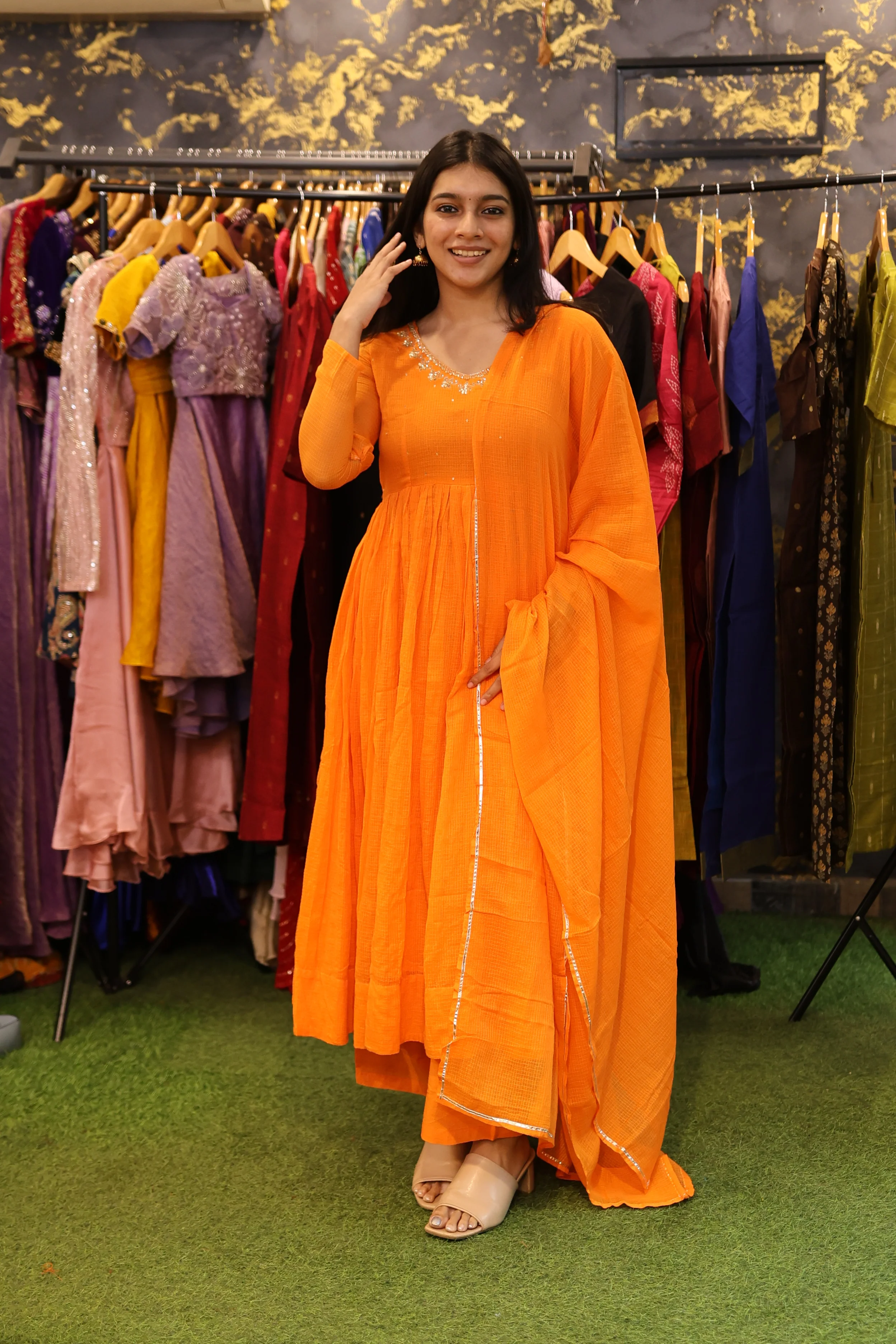 Saanvi-Orange - Image 6