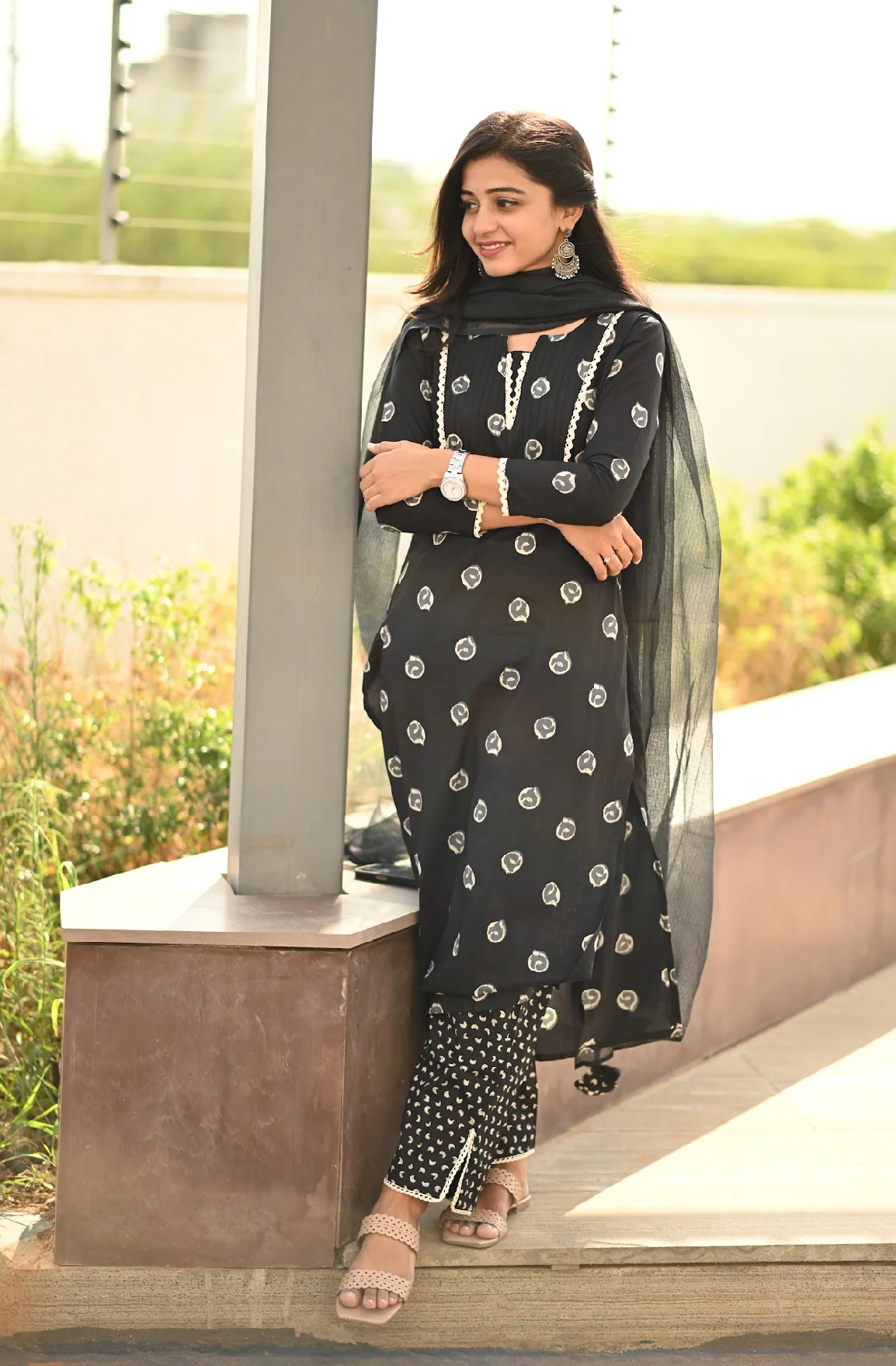 Shravya-Black kota - Image 2