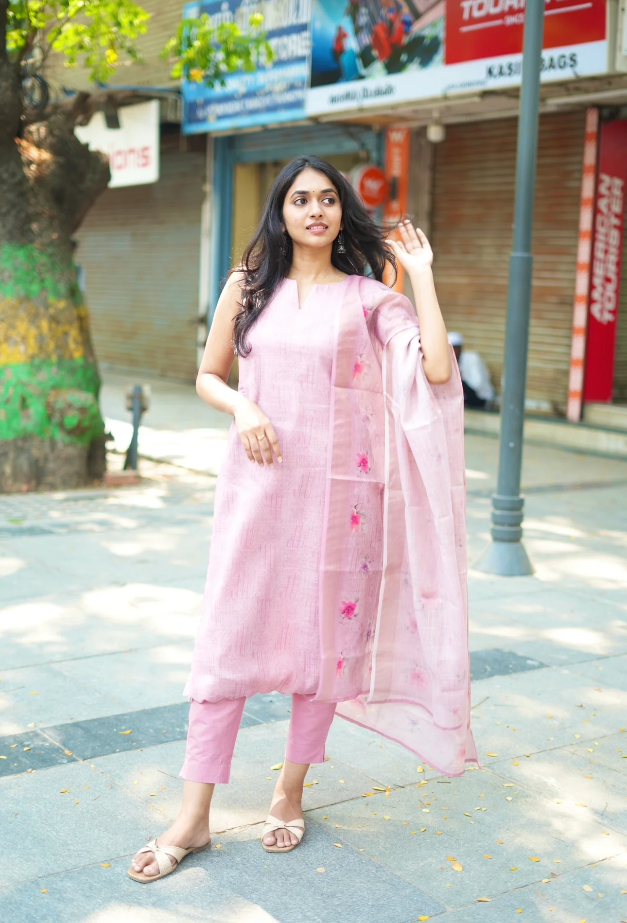 SHREYA-Tissue pink - Image 9