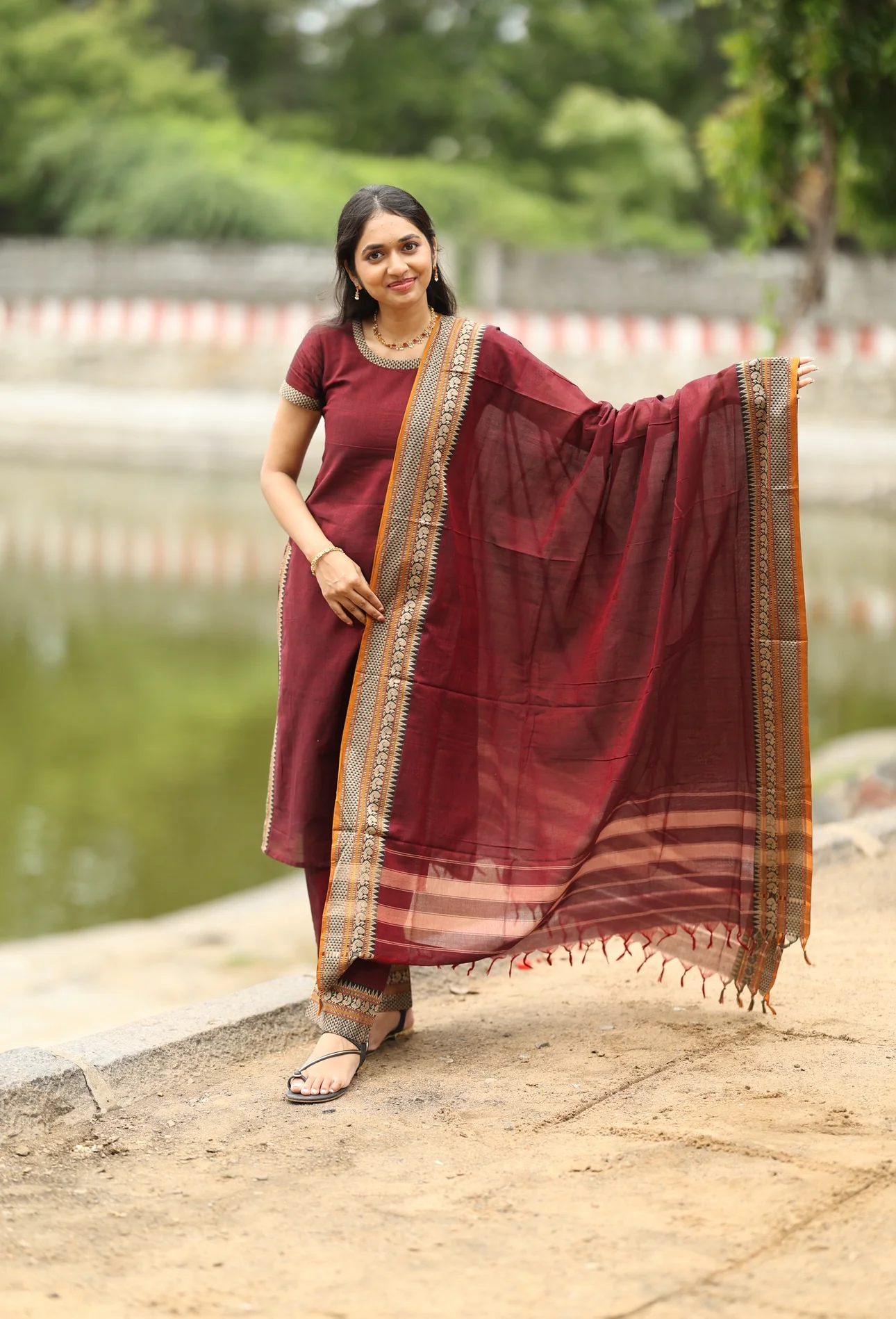 Srivalli-Maroon - Image 5