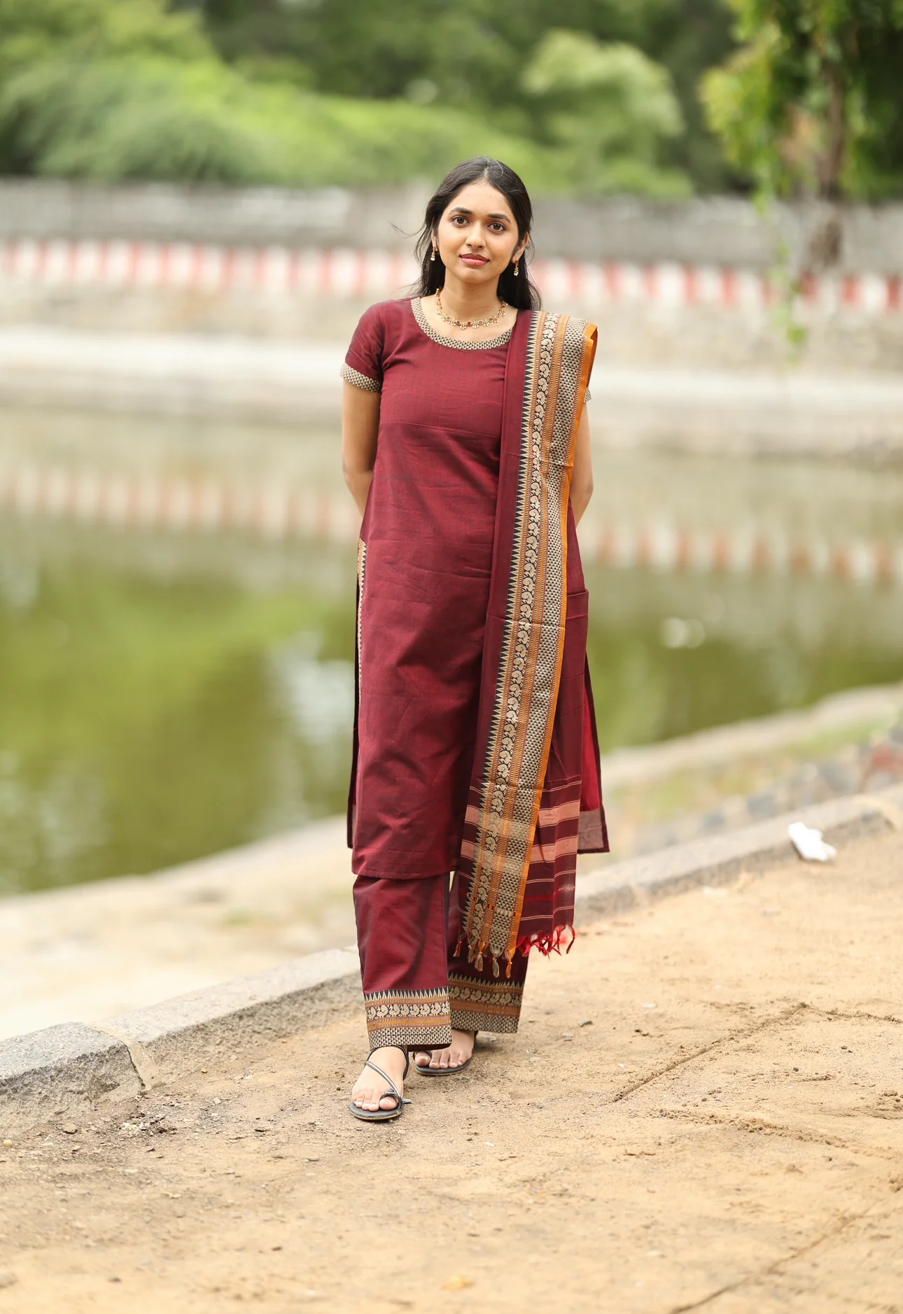 Srivalli-Maroon - Image 6