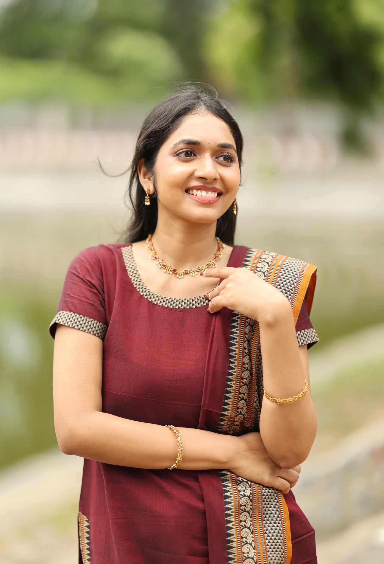 Srivalli-Maroon - Image 9