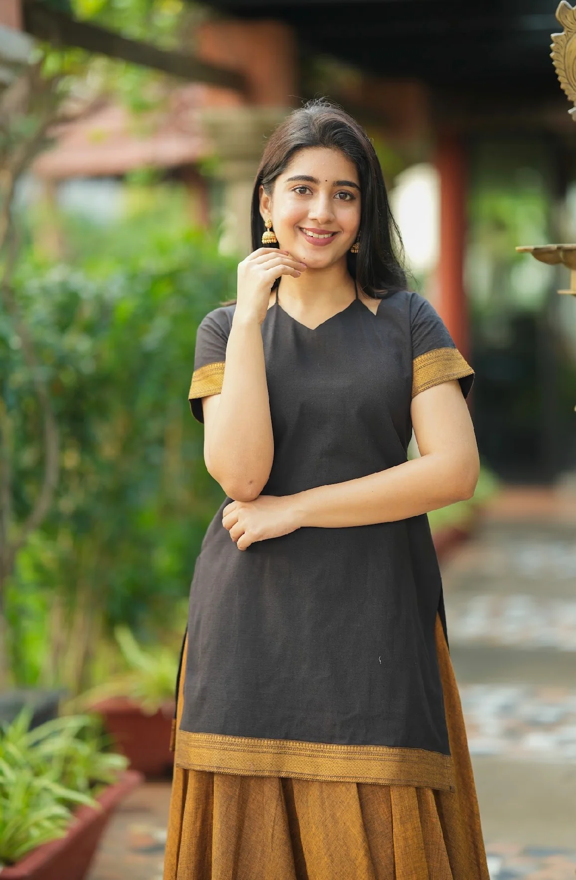 Subathra-Skirt and crop top