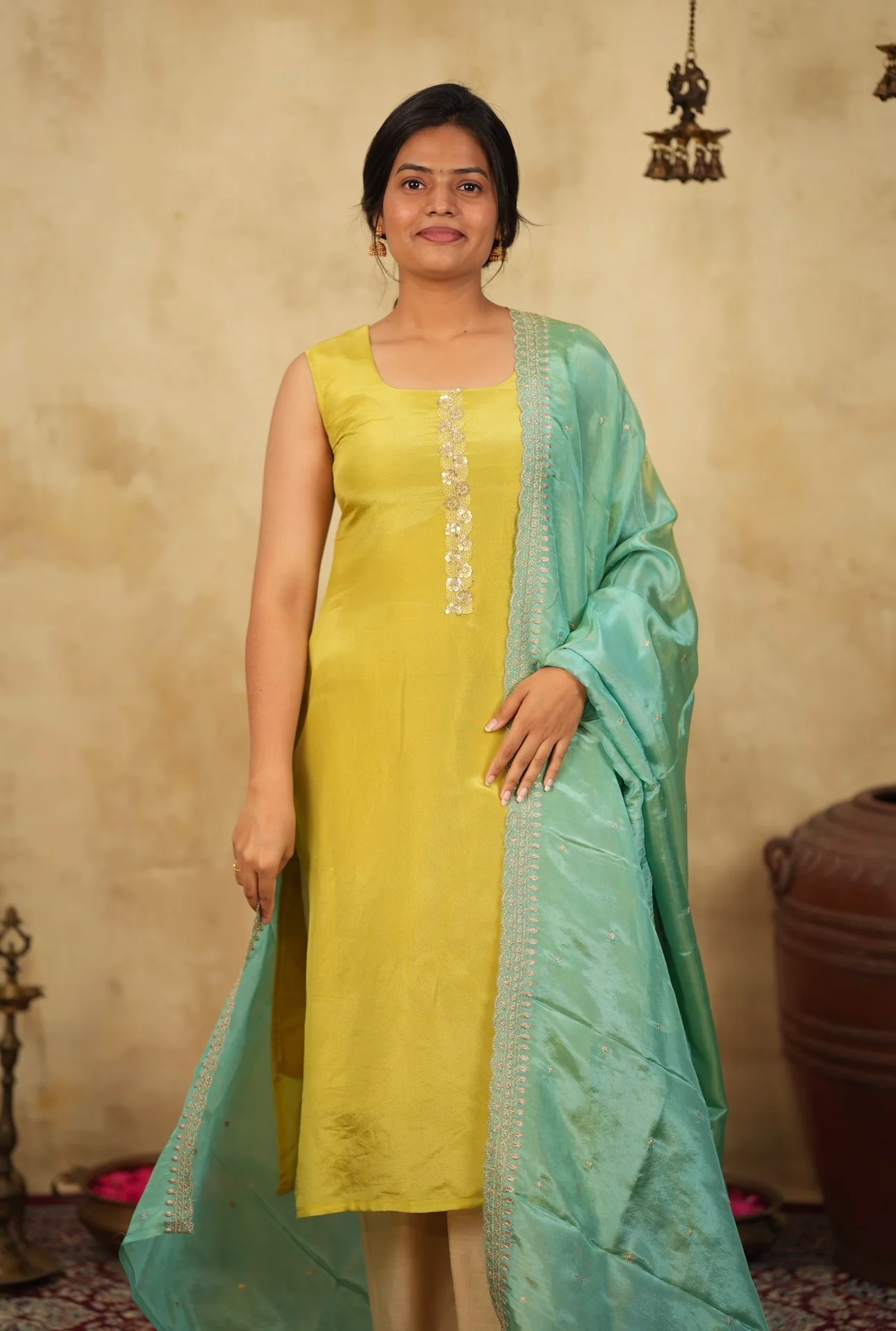 Tulsiš (Lemon yellow +Turquoise) - Image 4