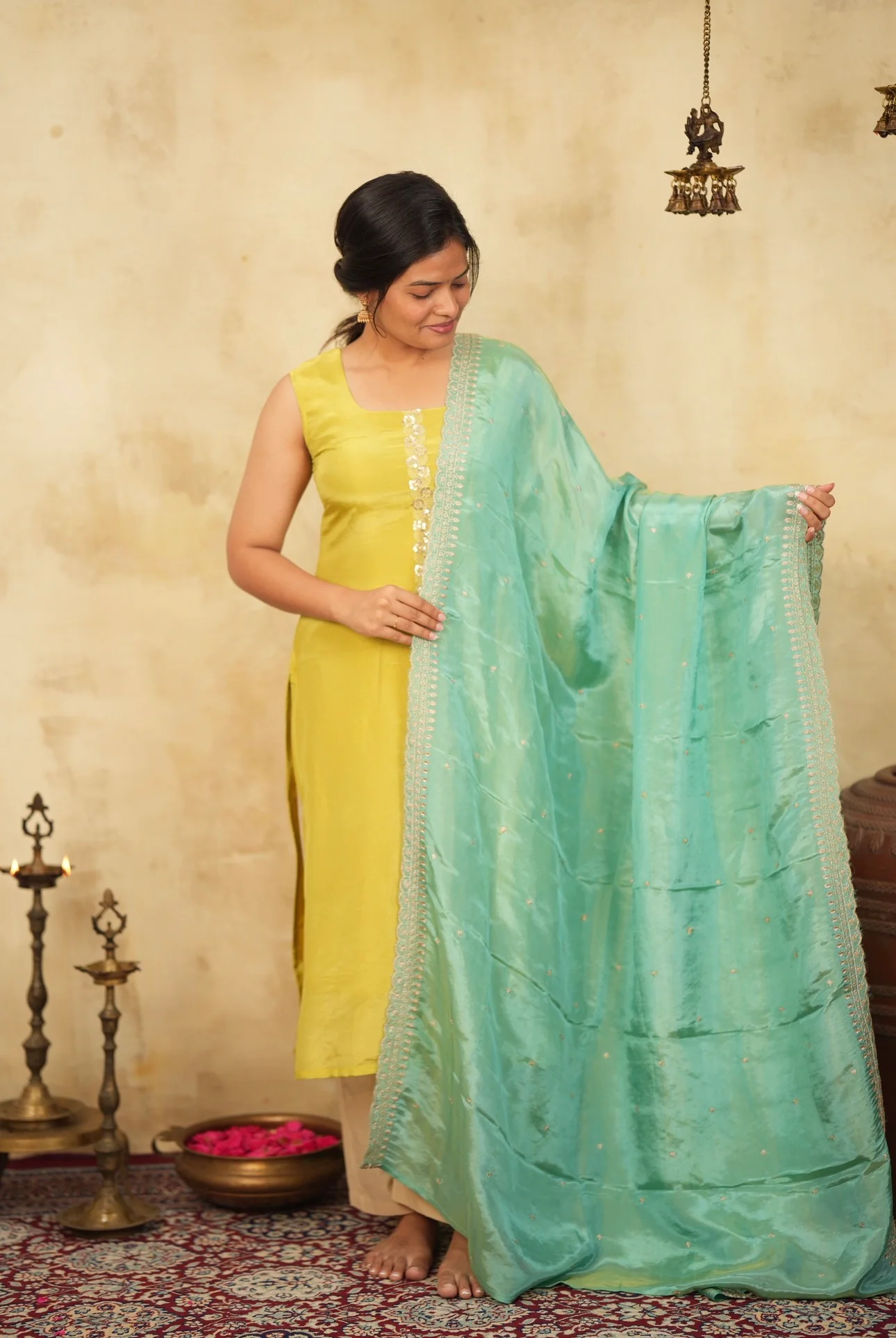 Tulsiš (Lemon yellow +Turquoise) - Image 5