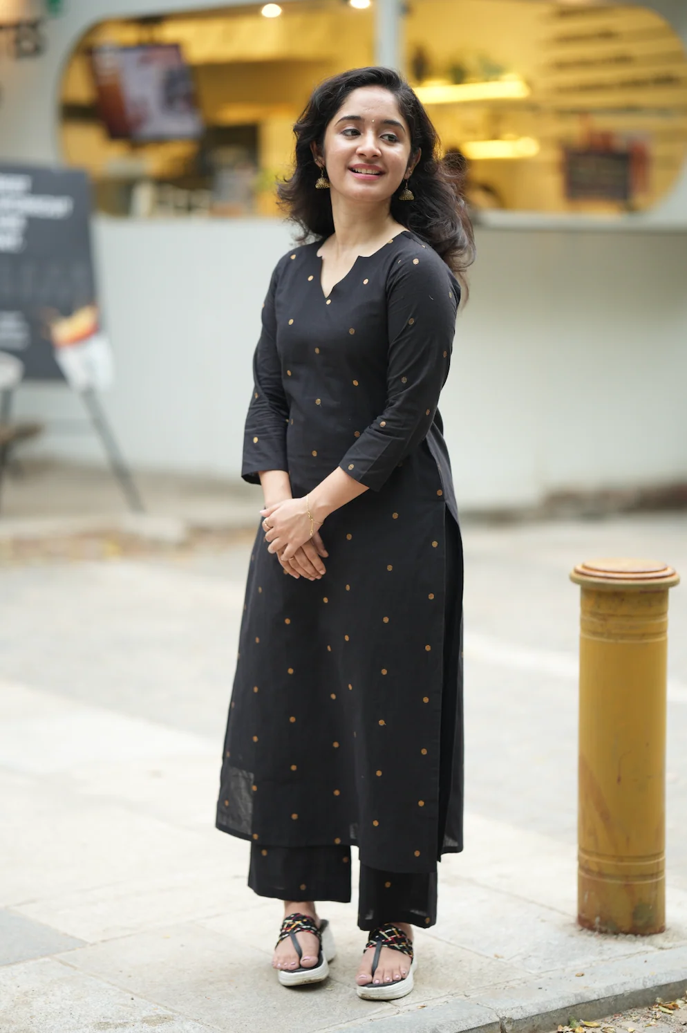 Yashodha-Black Kurti - Image 2