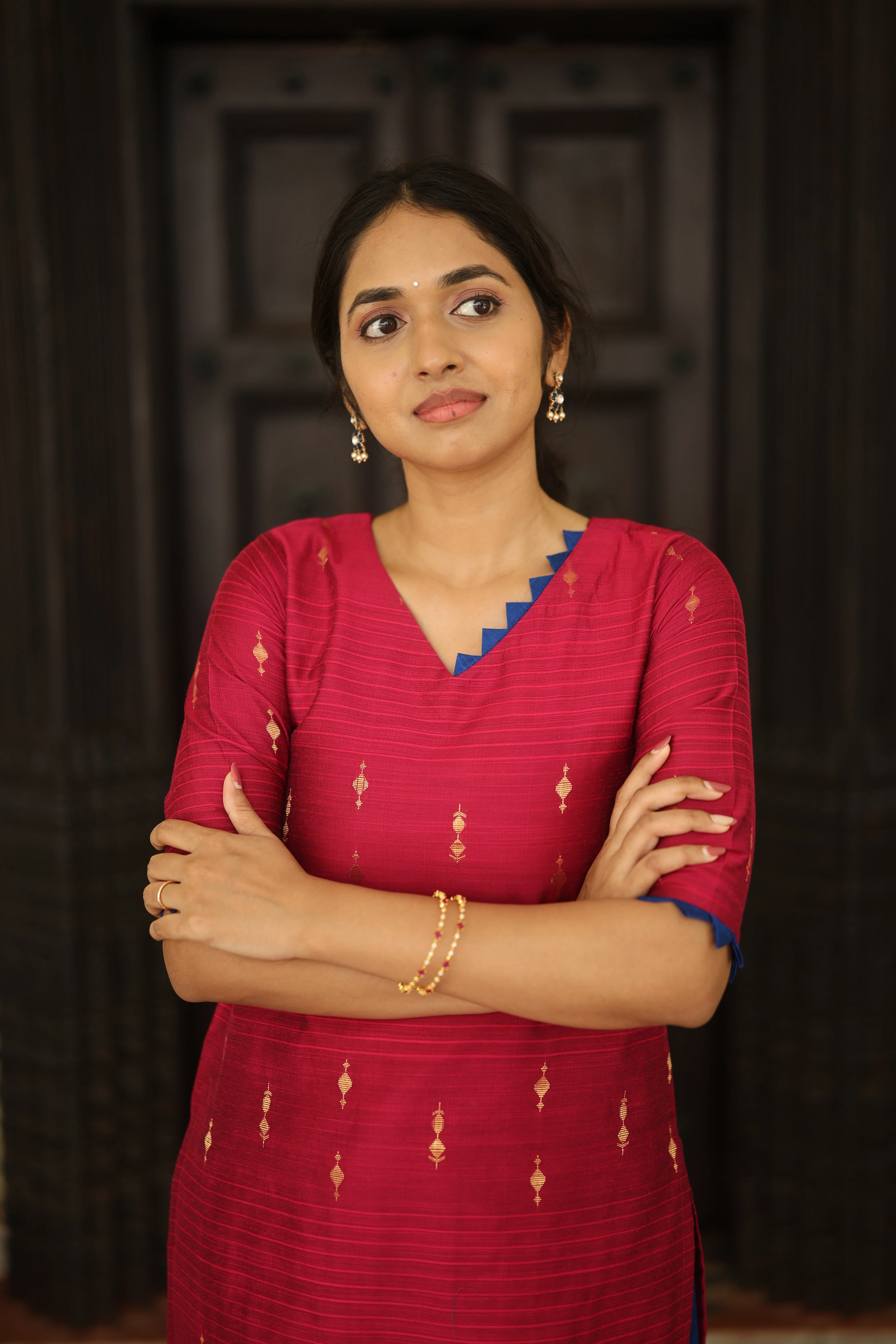 Yashodha-PINK+BLUE - Image 7